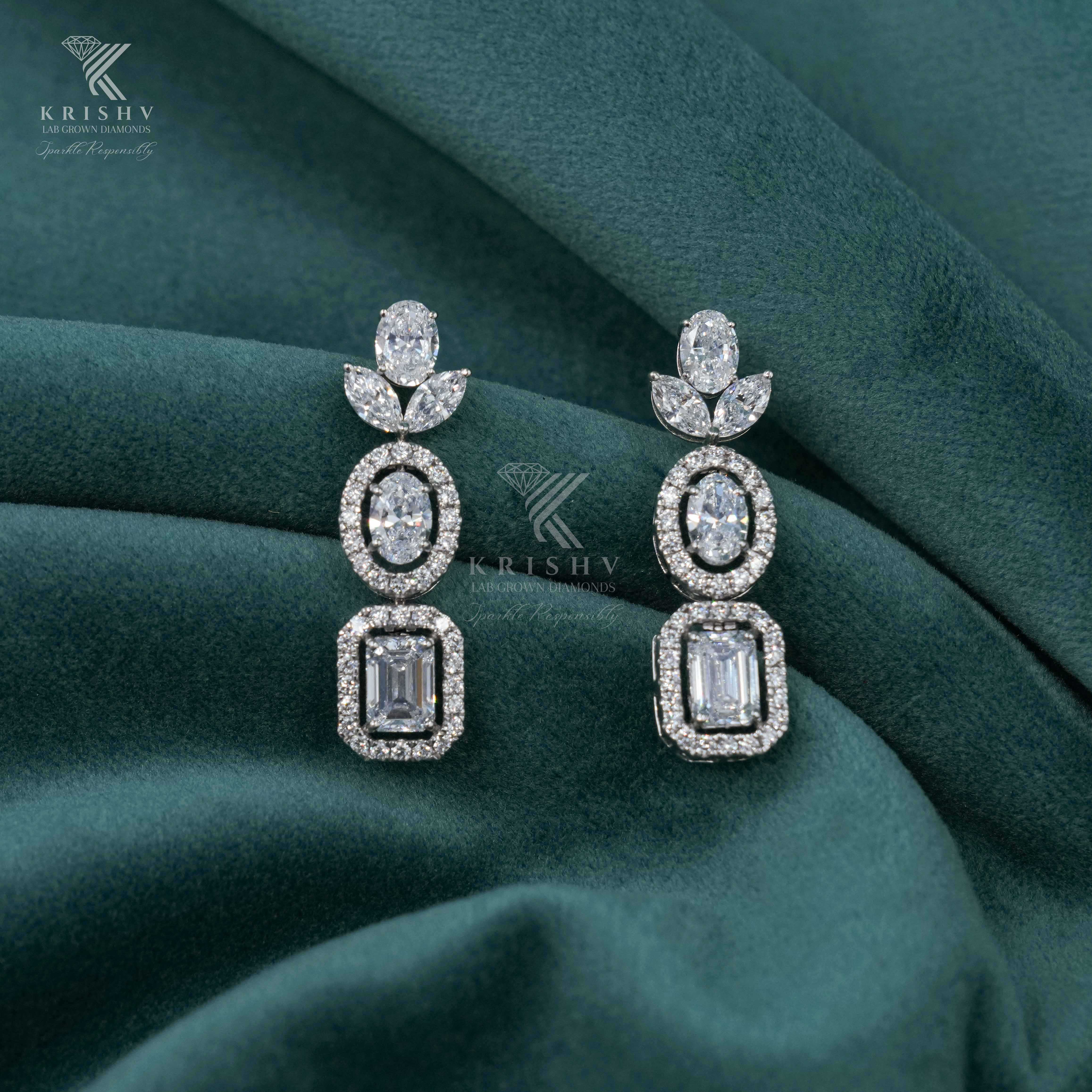 Krishv Lab Grown Diamonds - Diamond Earring
