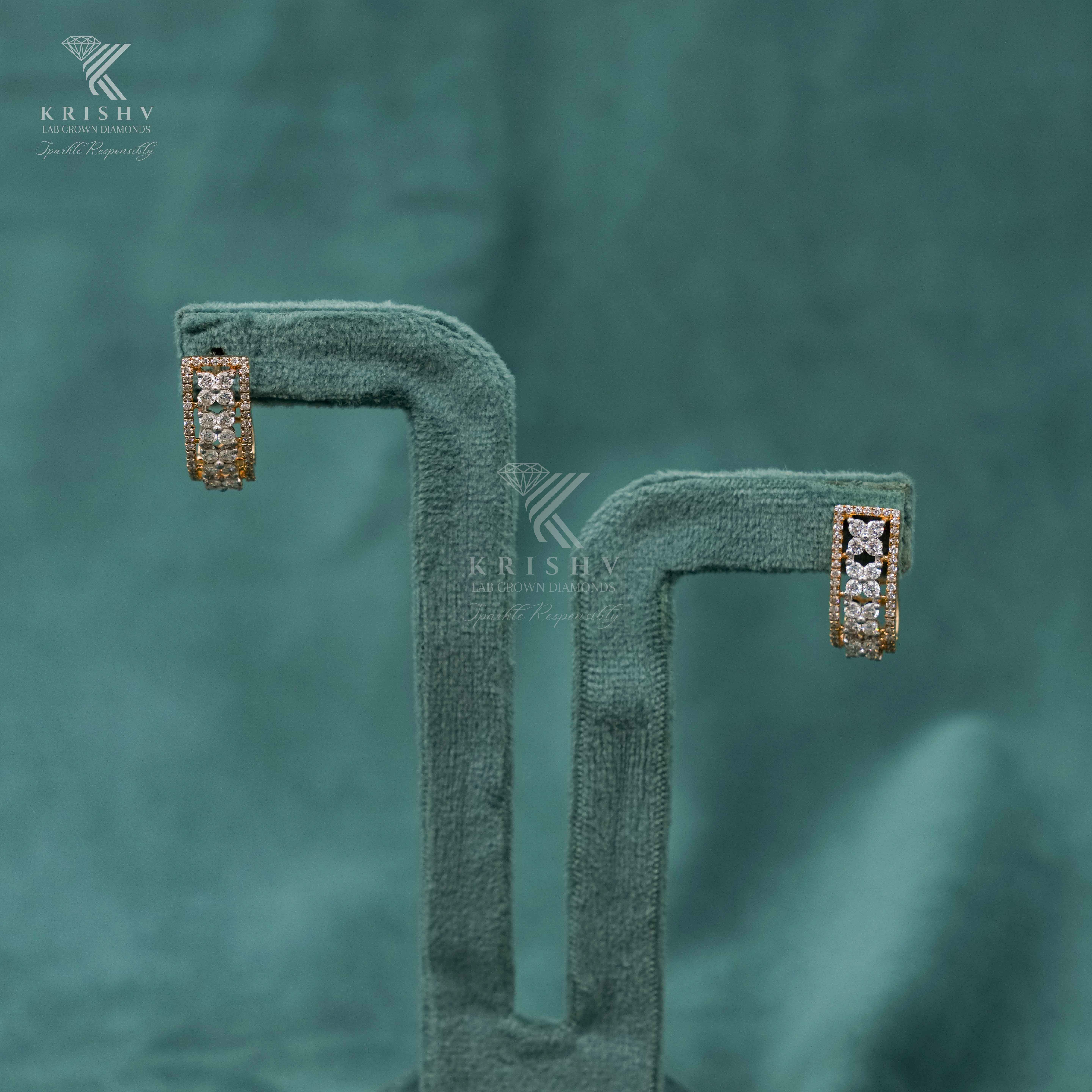 Krishv Lab Grown Diamonds - Diamond Earring