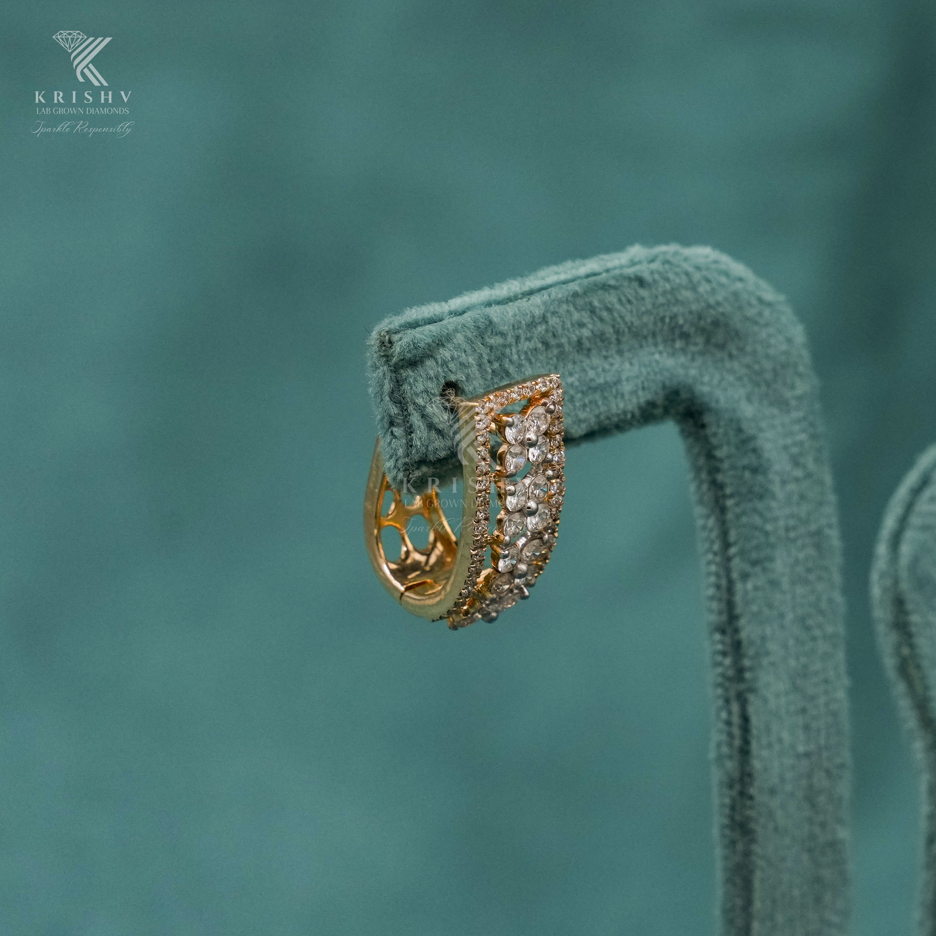 Krishv Lab Grown Diamonds - Diamond Earring