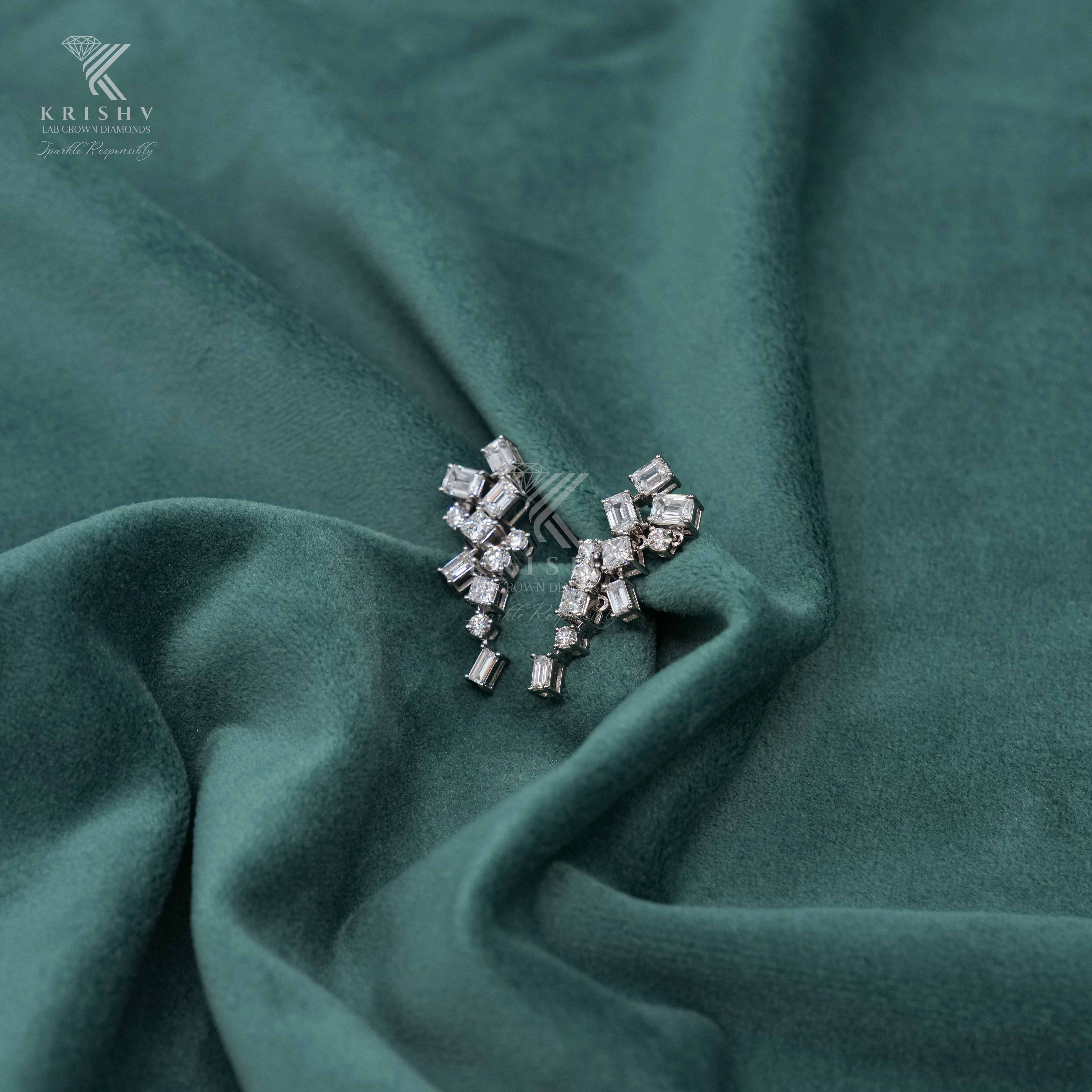 Krishv Lab Grown Diamonds - Diamond Earring