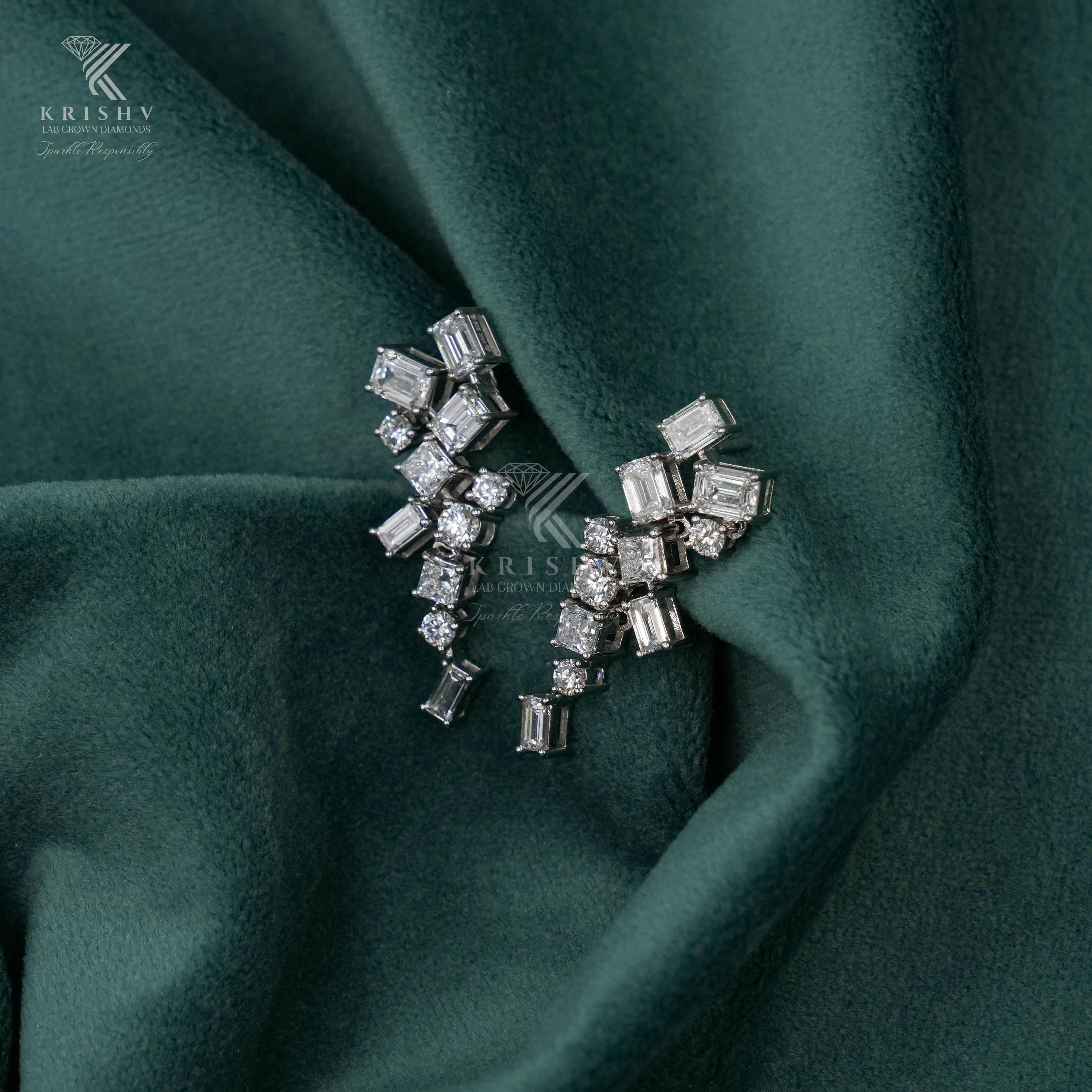 Krishv Lab Grown Diamonds - Diamond Earring