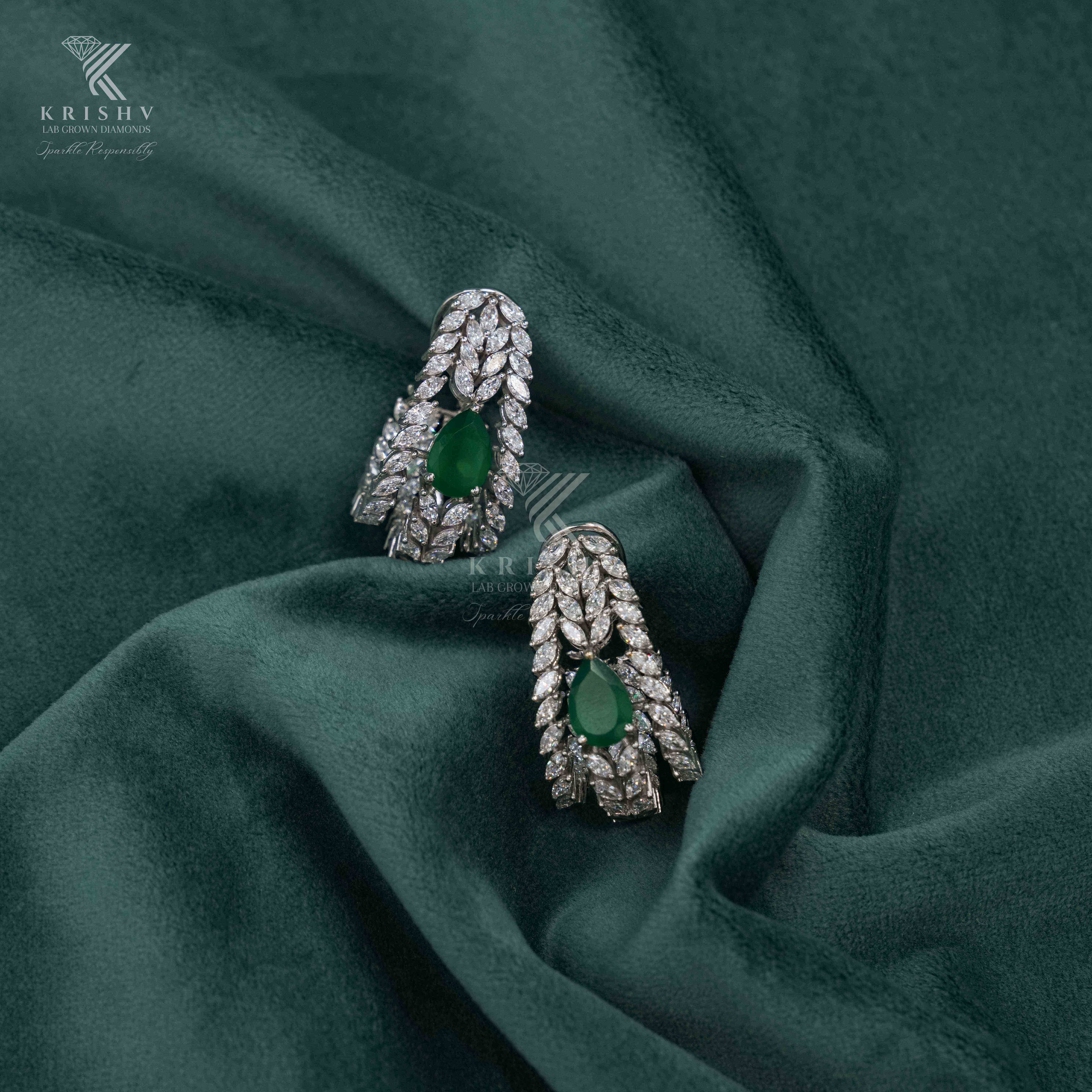 Krishv Lab Grown Diamonds - Diamond Earring