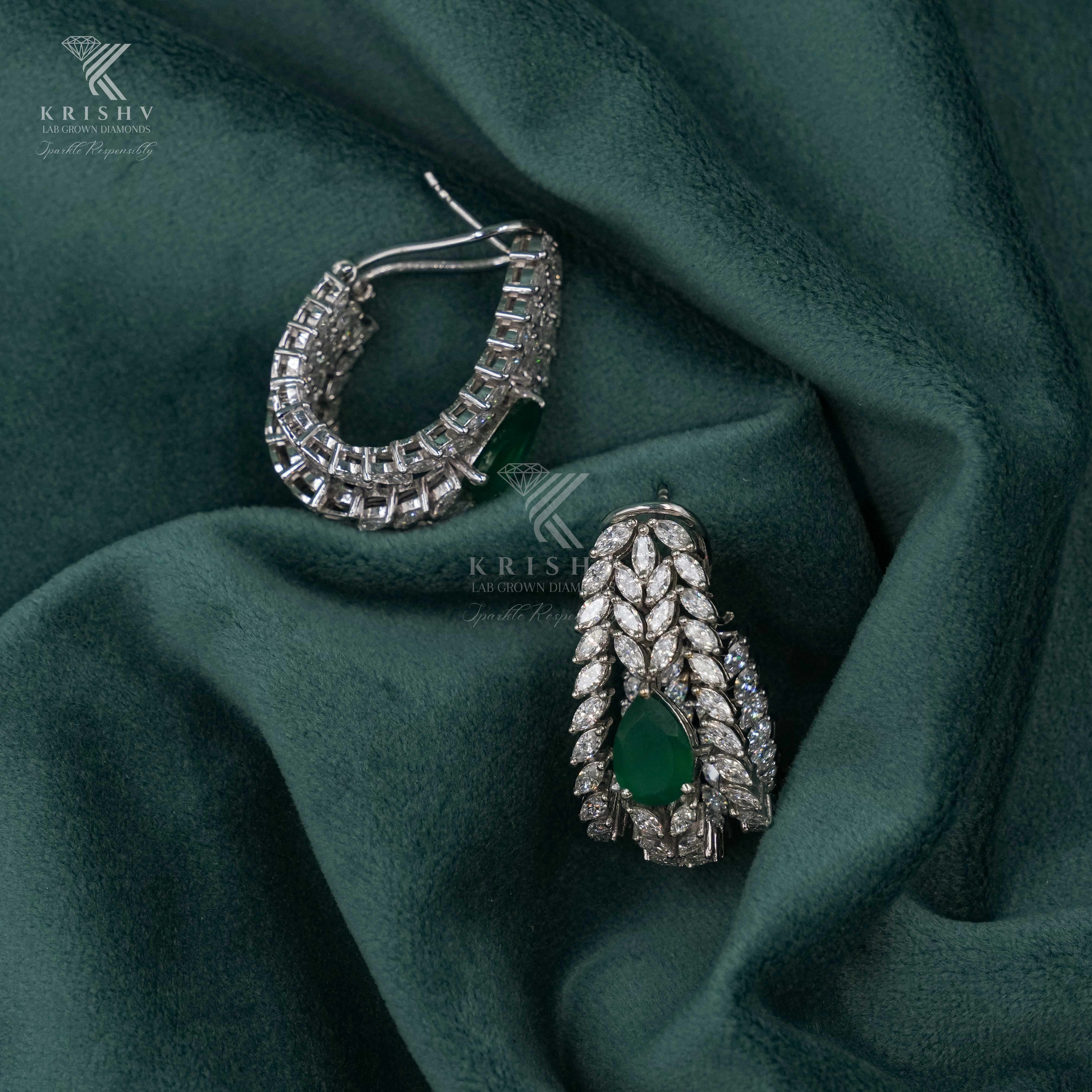 Krishv Lab Grown Diamonds - Diamond Earring