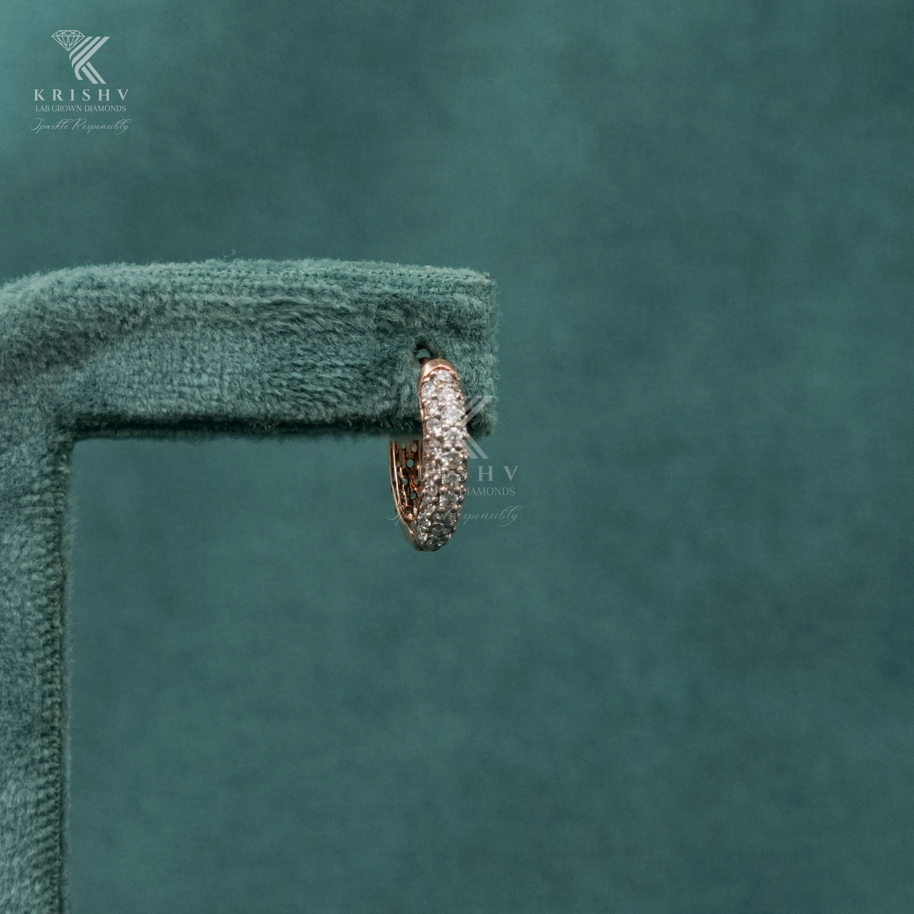 Krishv Lab Grown Diamonds - Diamond Earring