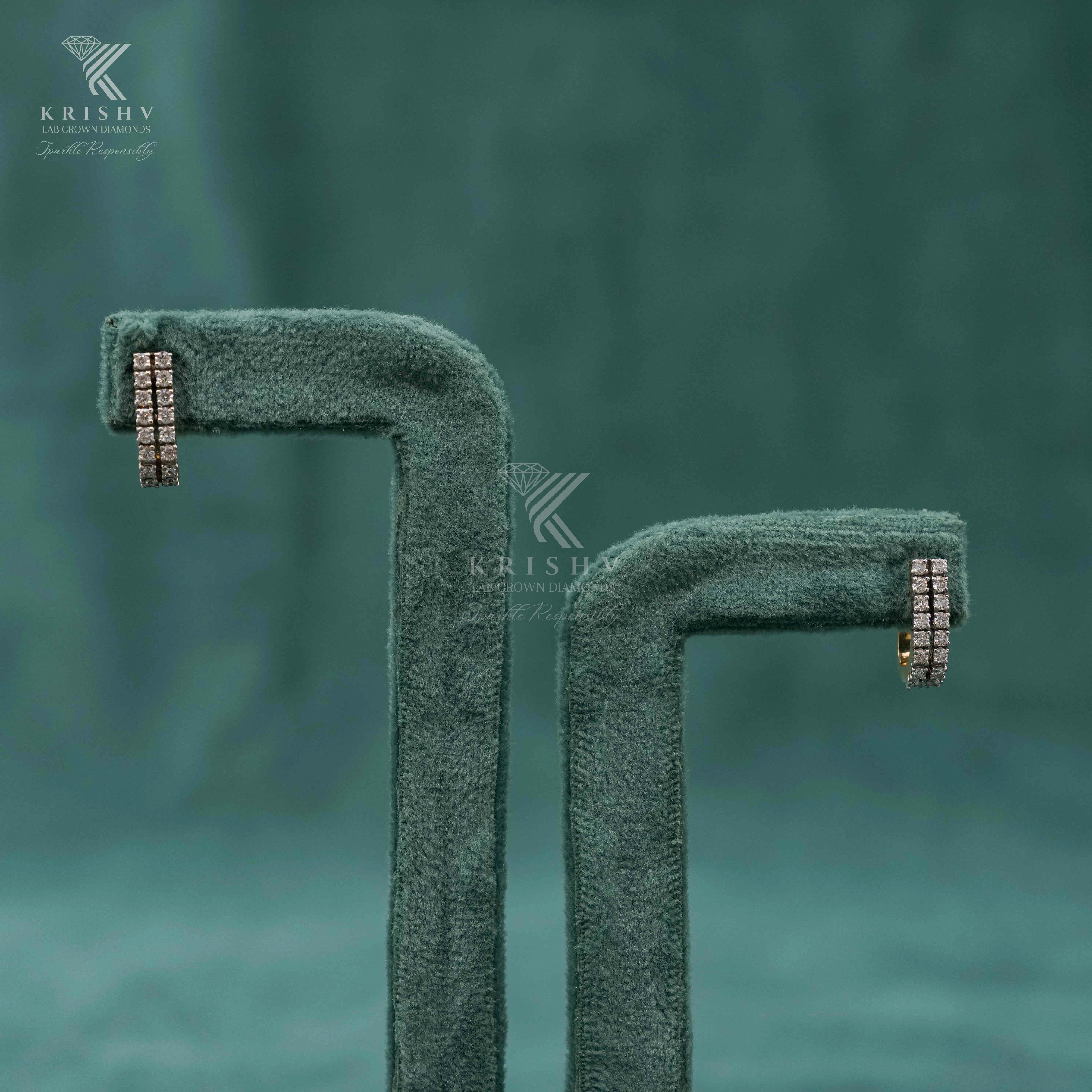 Krishv Lab Grown Diamonds - Diamond Earring