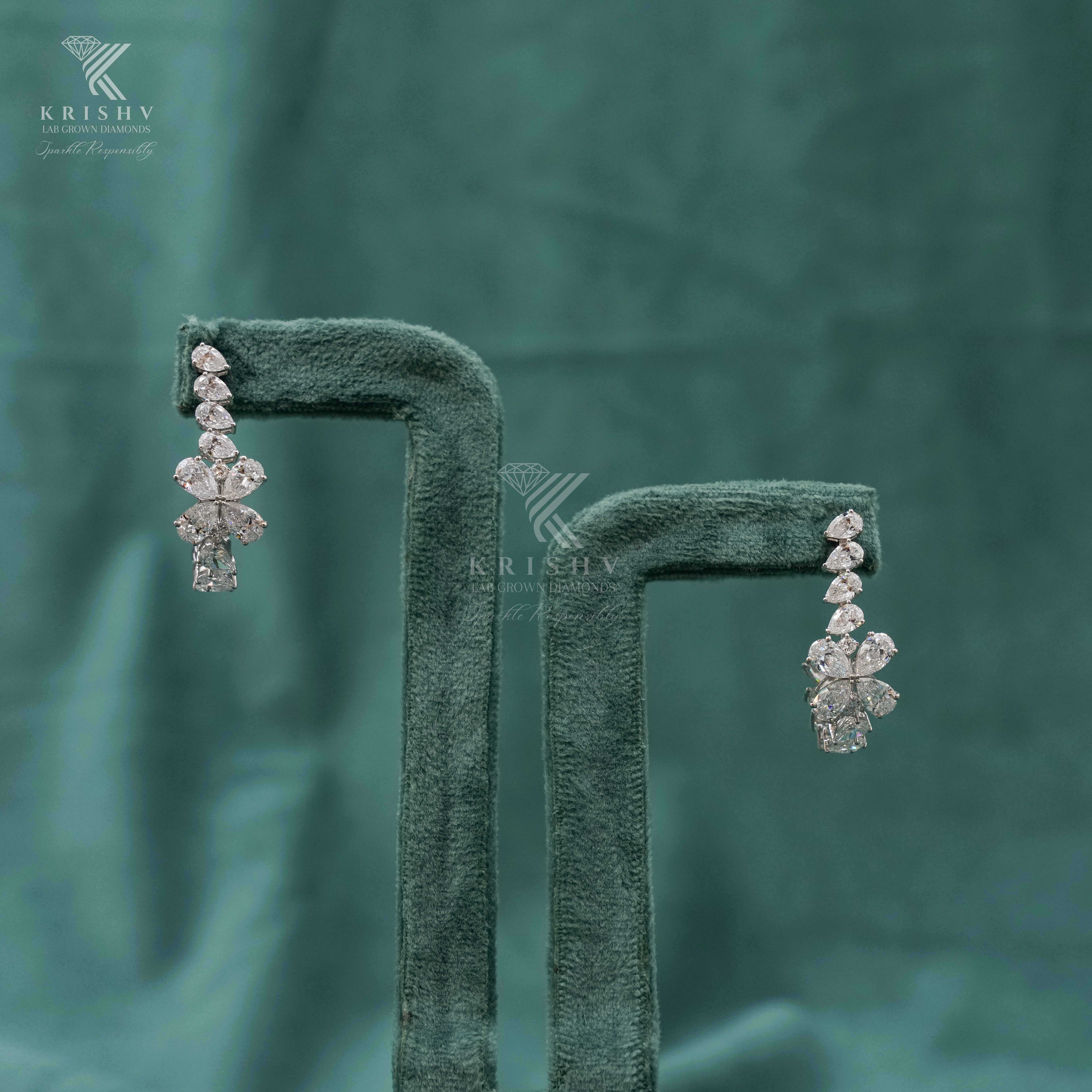 Krishv Lab Grown Diamonds - Diamond Earring