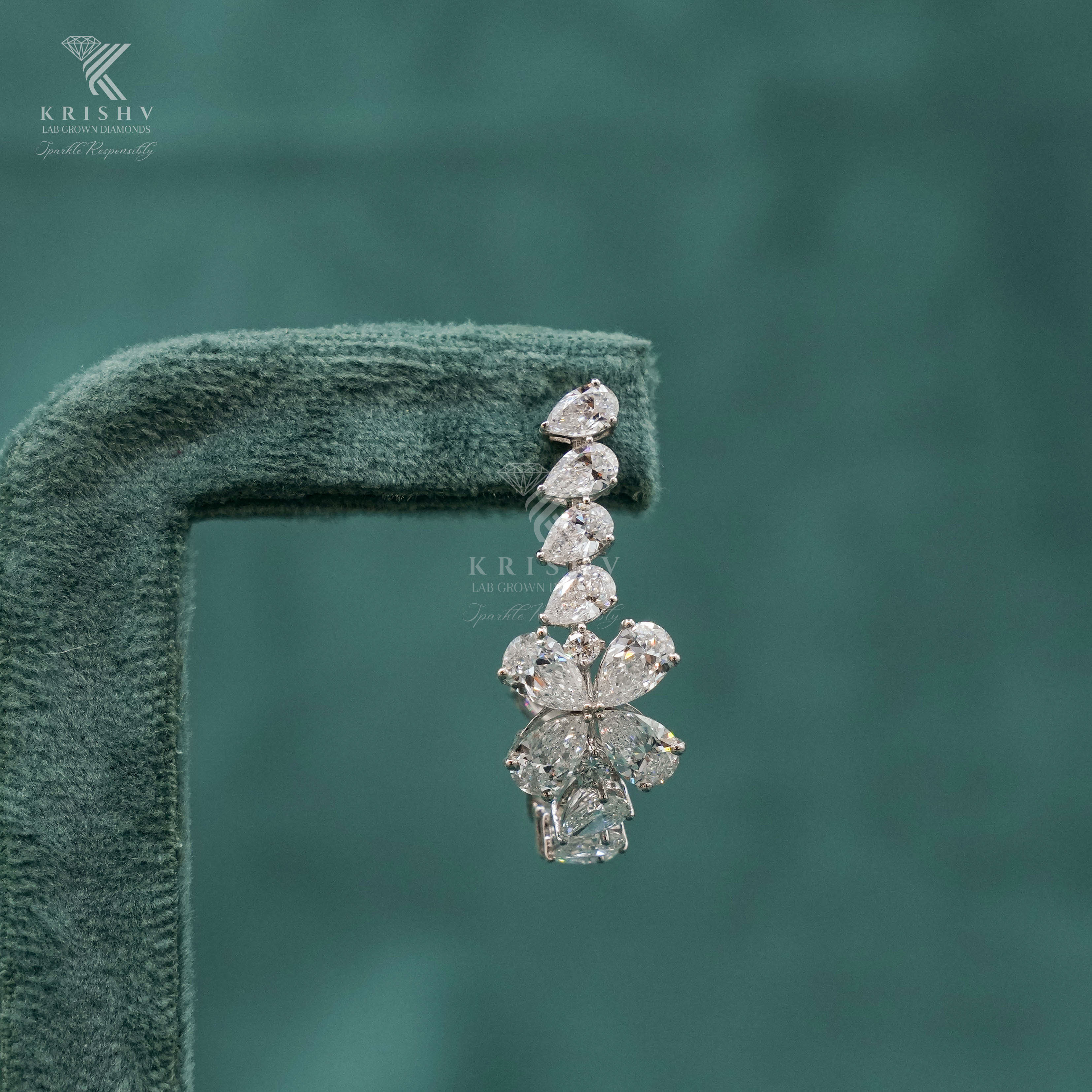 Krishv Lab Grown Diamonds - Diamond Earring
