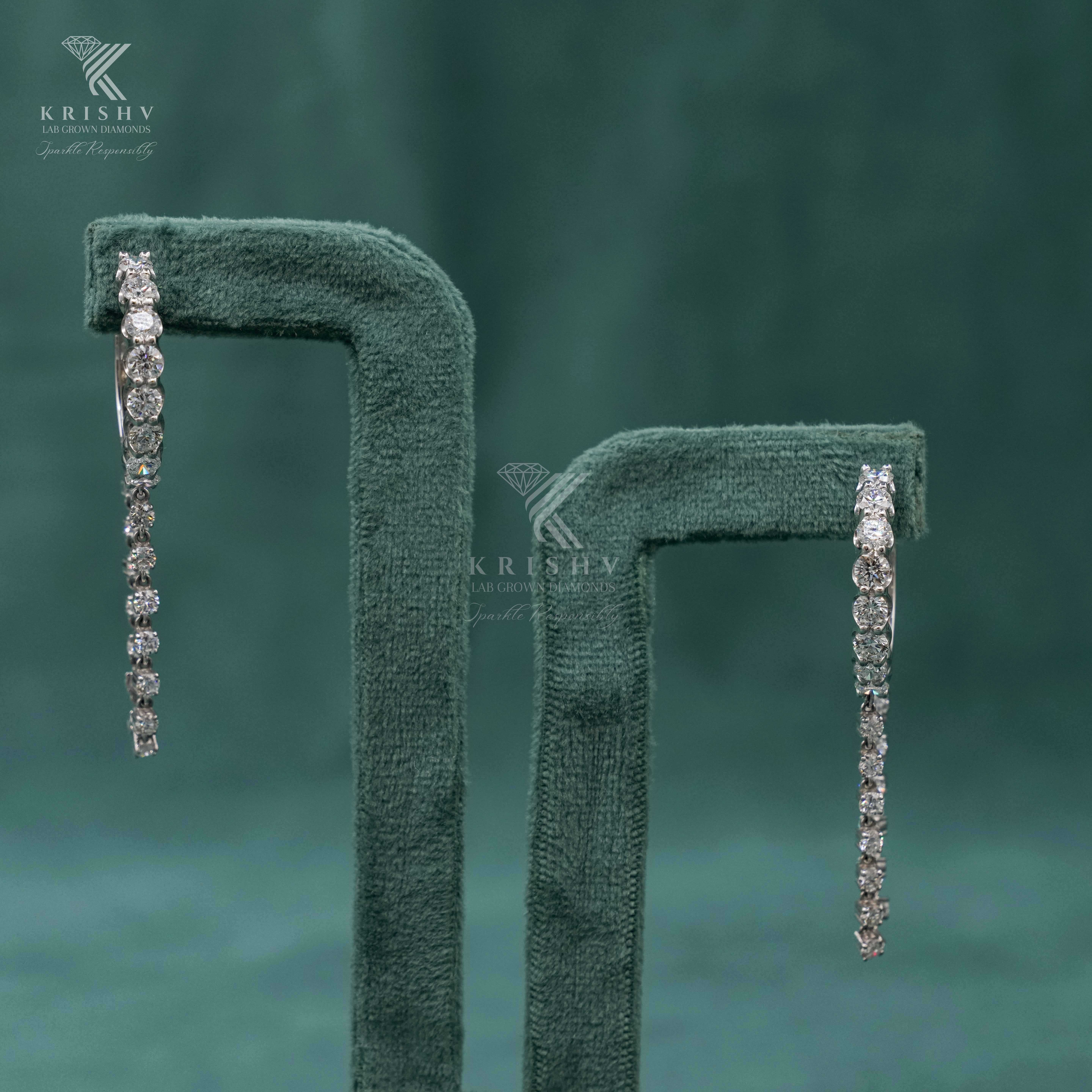 Krishv Lab Grown Diamonds - Diamond Earring