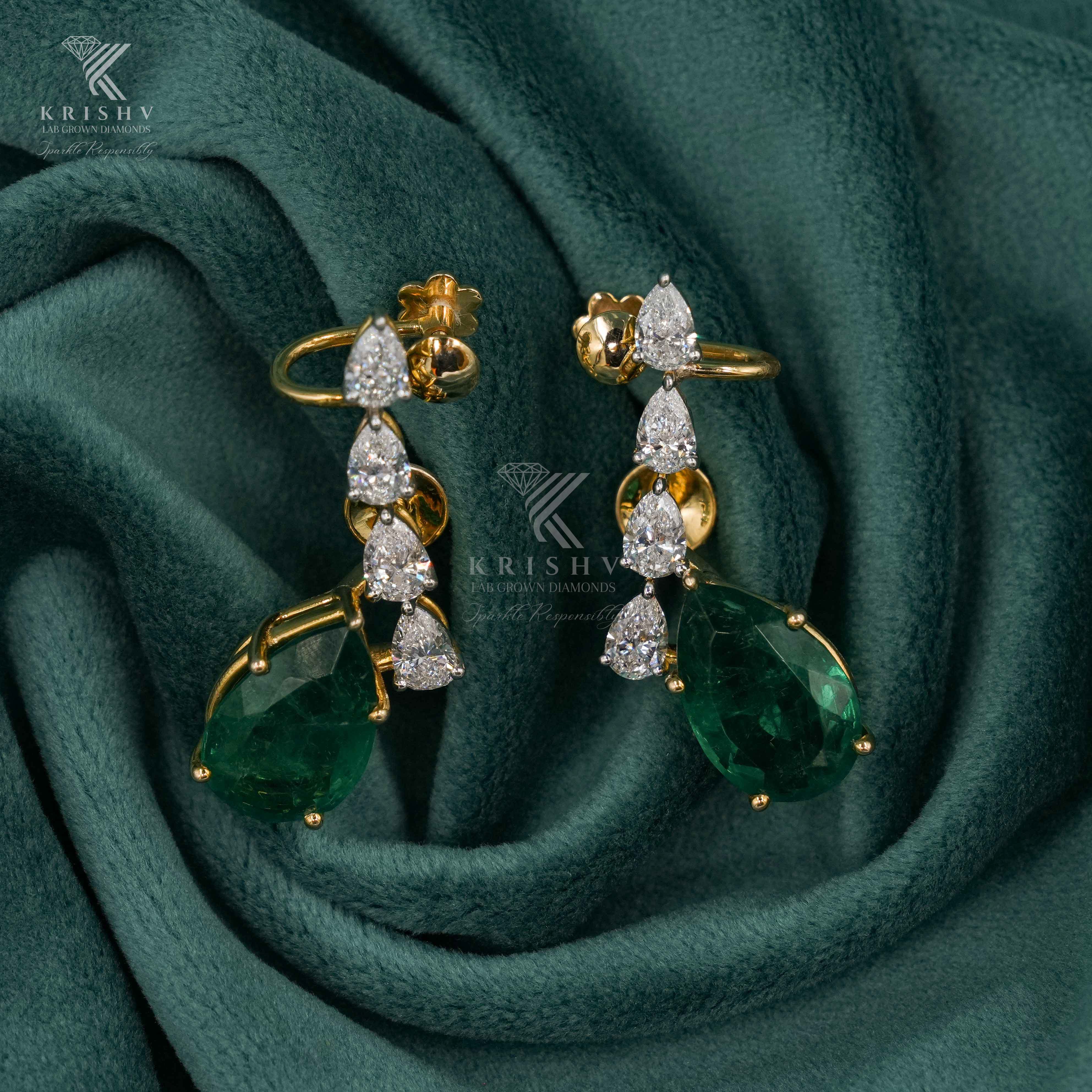 Krishv Lab Grown Diamonds - Diamond Earring