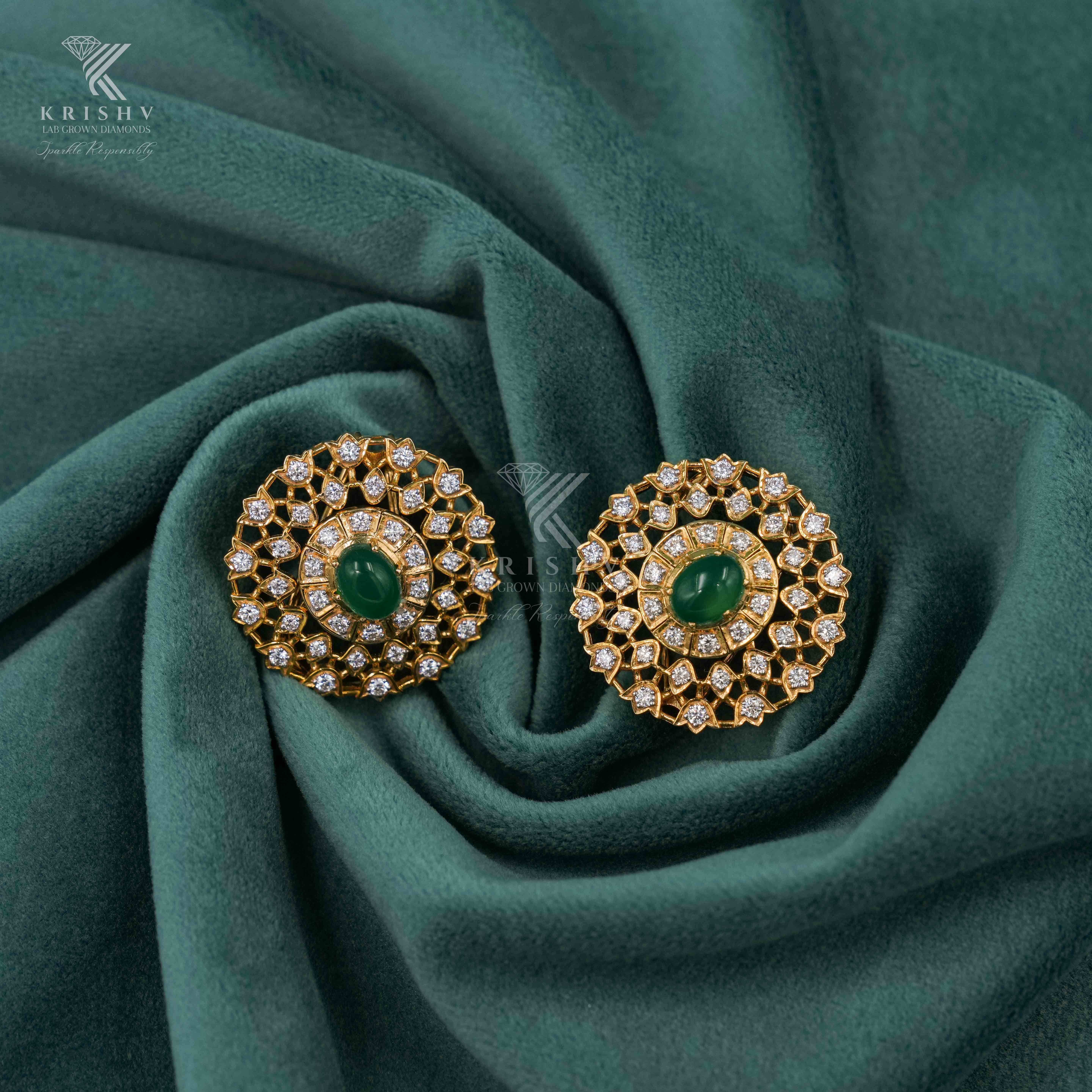 Krishv Lab Grown Diamonds - Diamond Earring