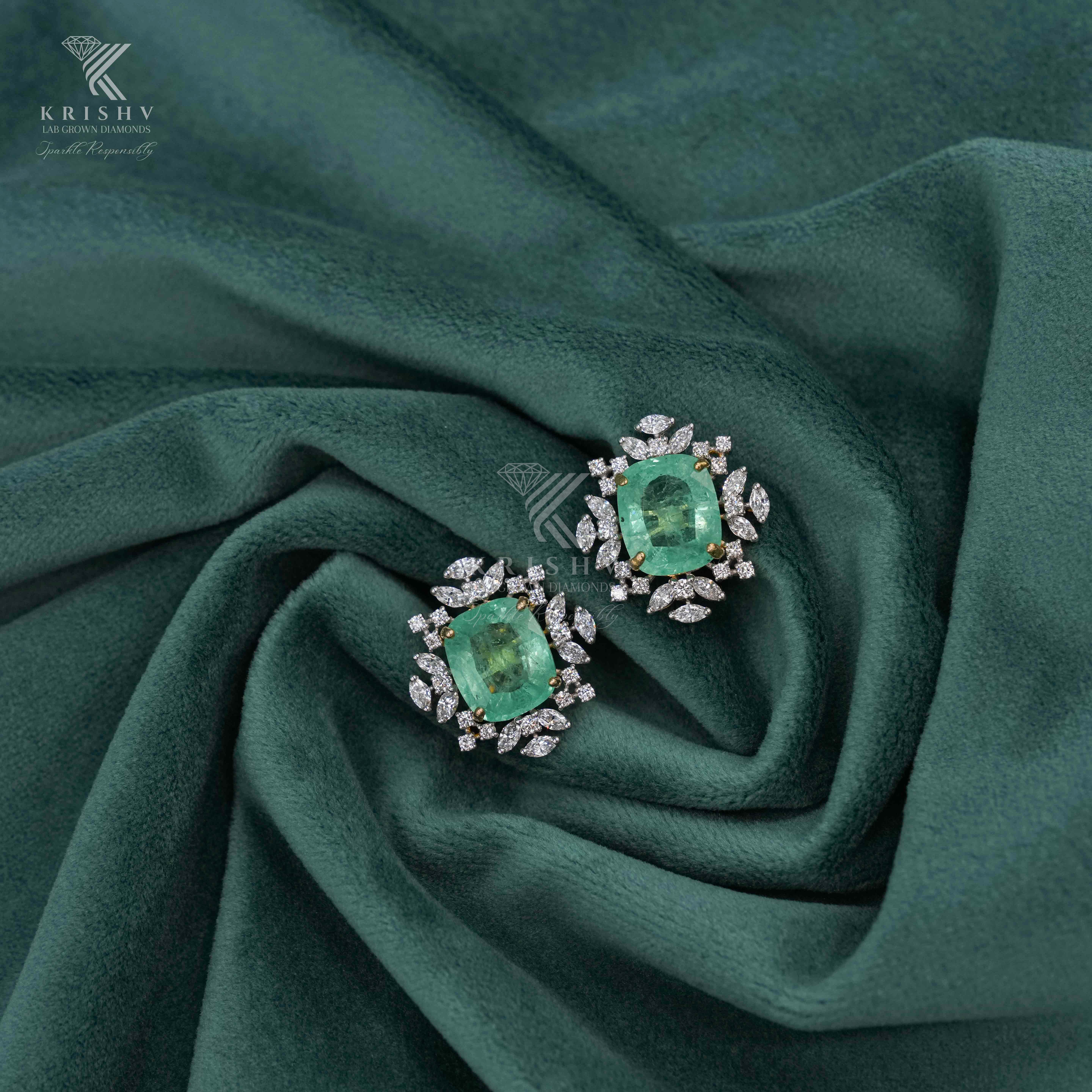 Krishv Lab Grown Diamonds - Diamond Earring