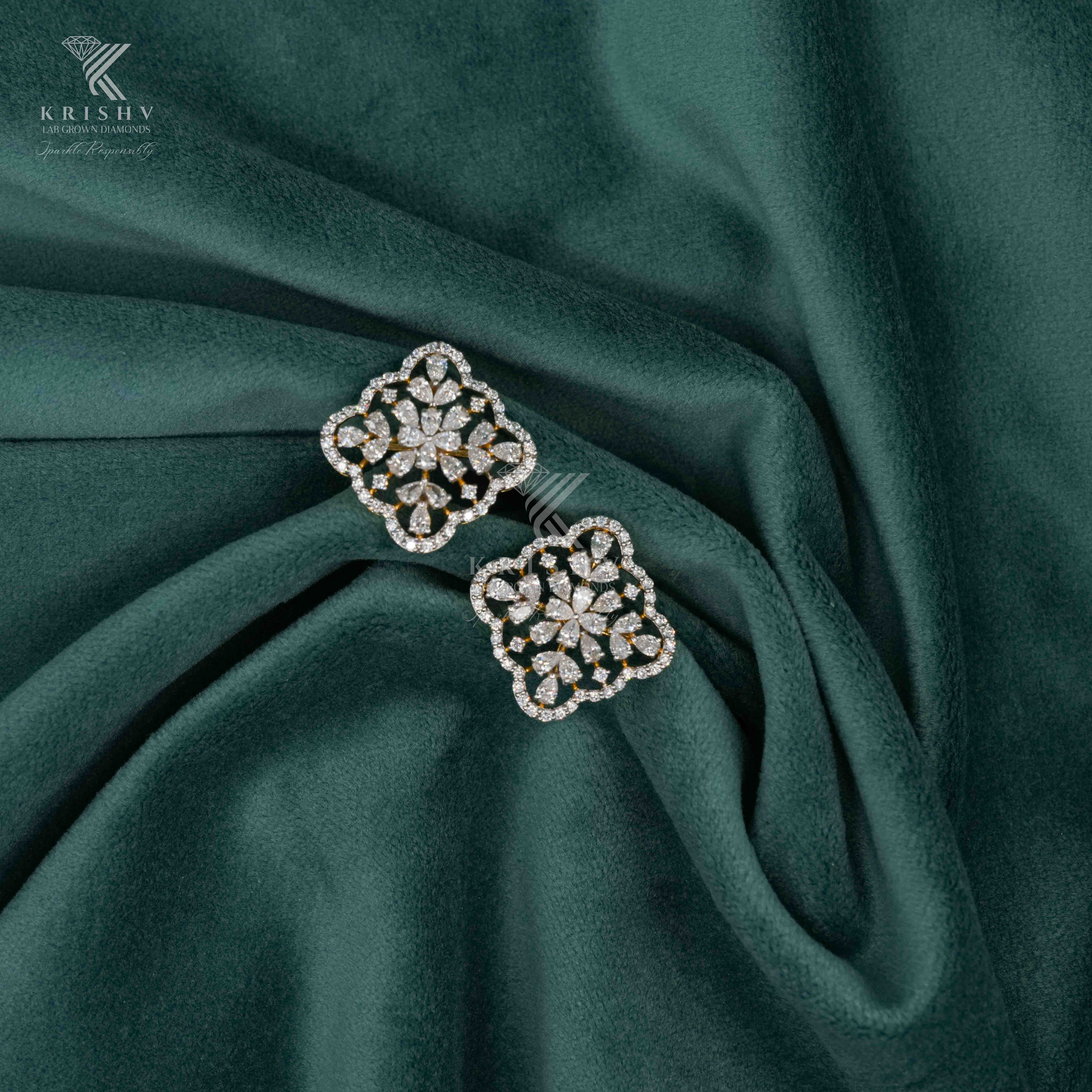 Krishv Lab Grown Diamonds - Diamond Earring