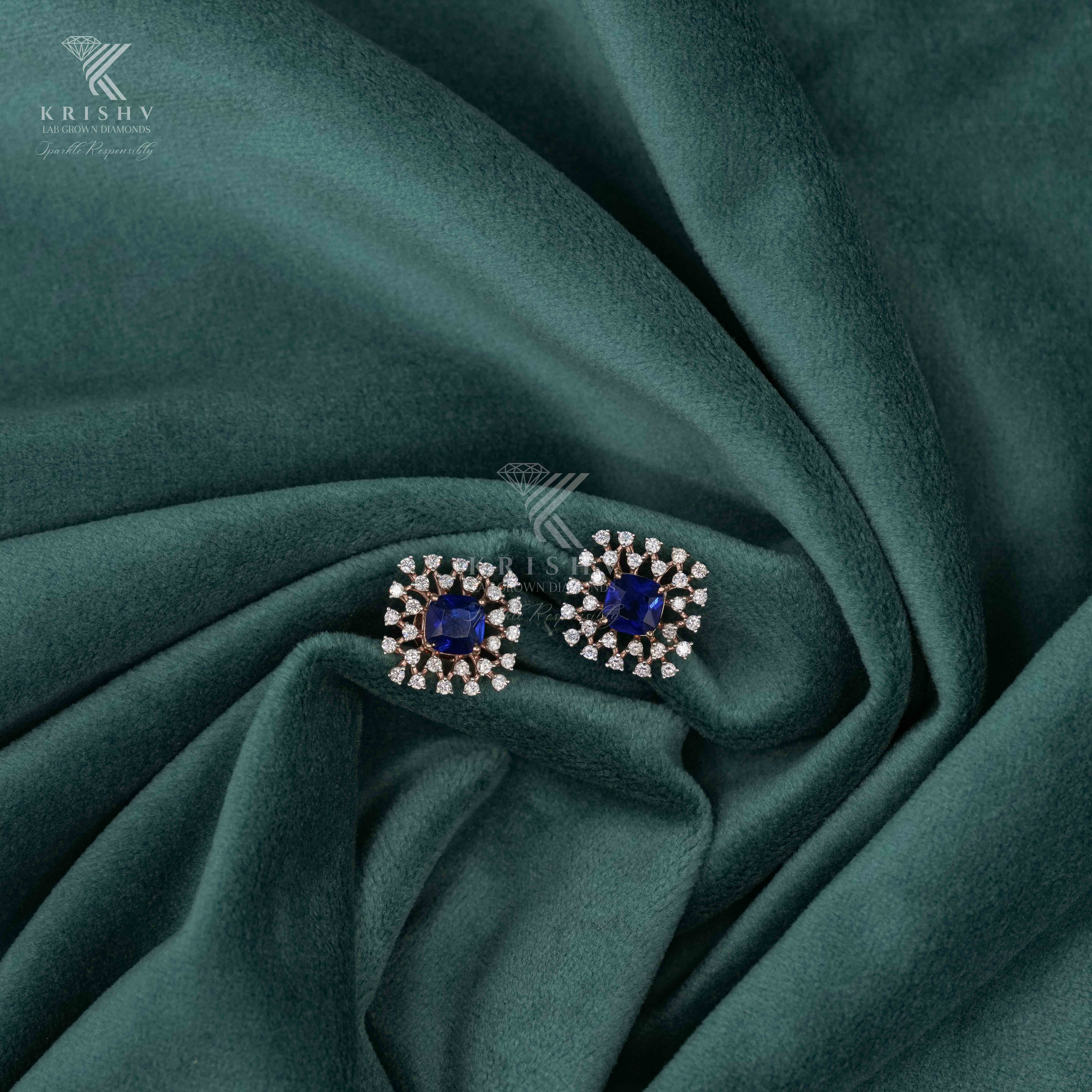 Krishv Lab Grown Diamonds - Diamond Earring