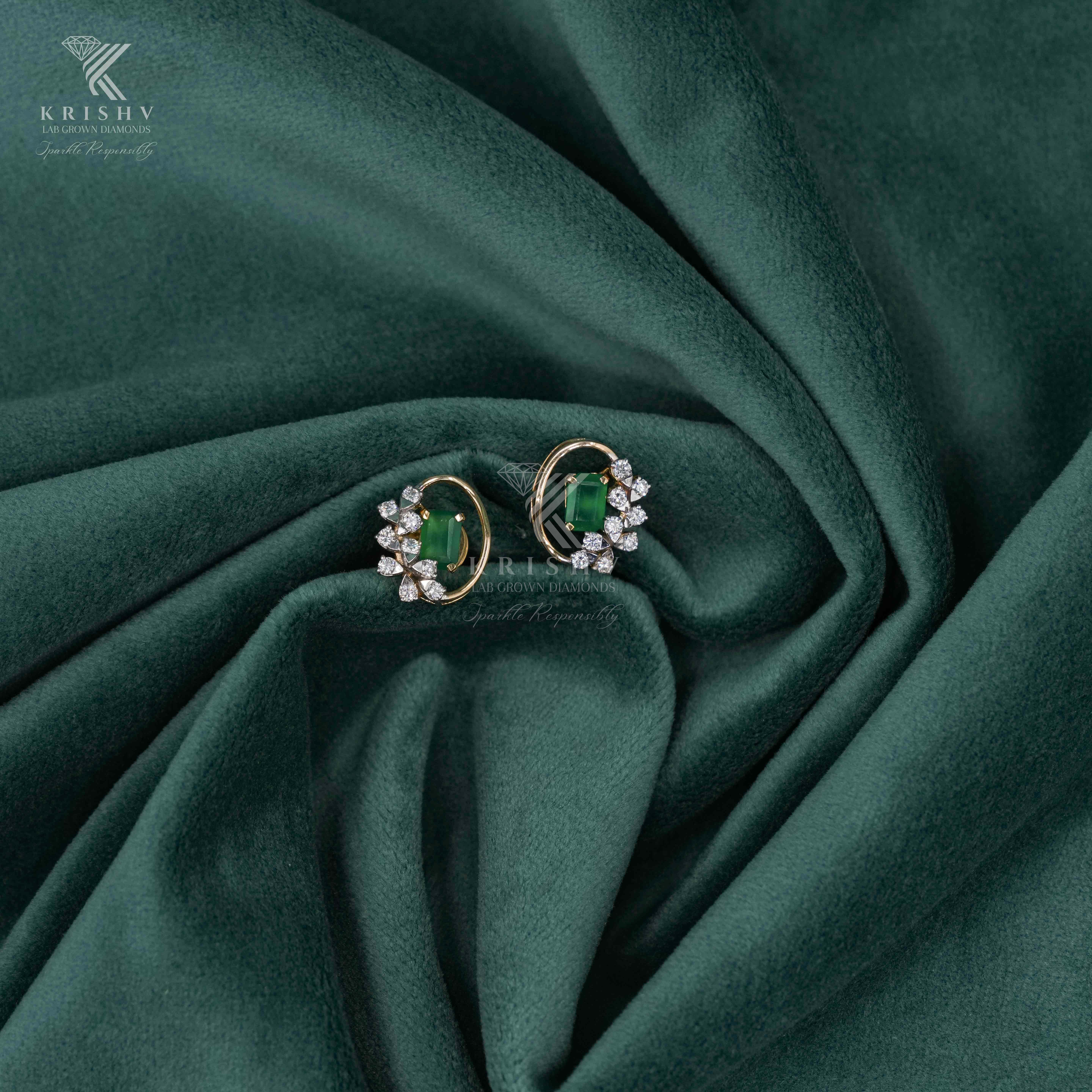 Krishv Lab Grown Diamonds - Diamond Earring