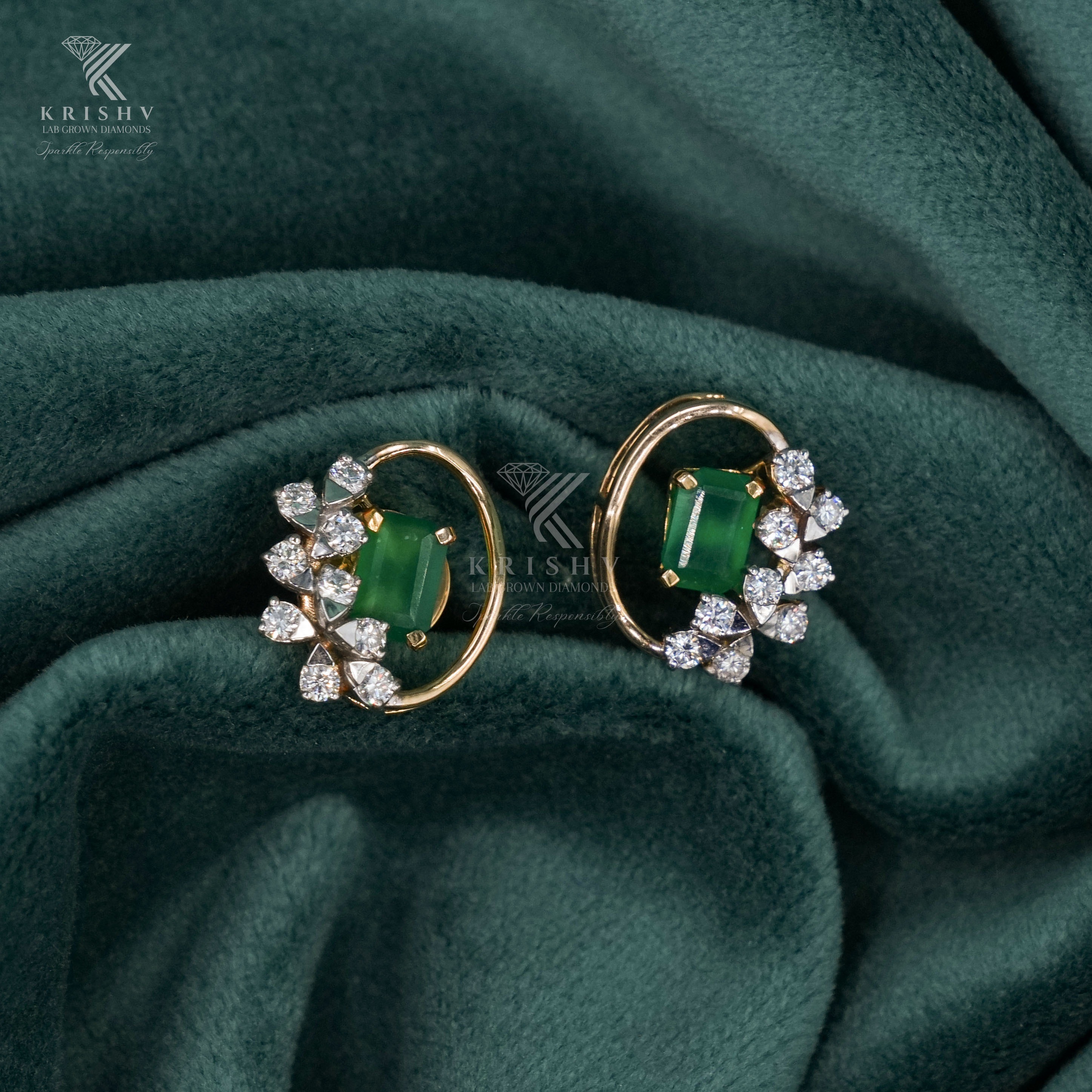 Krishv Lab Grown Diamonds - Diamond Earring