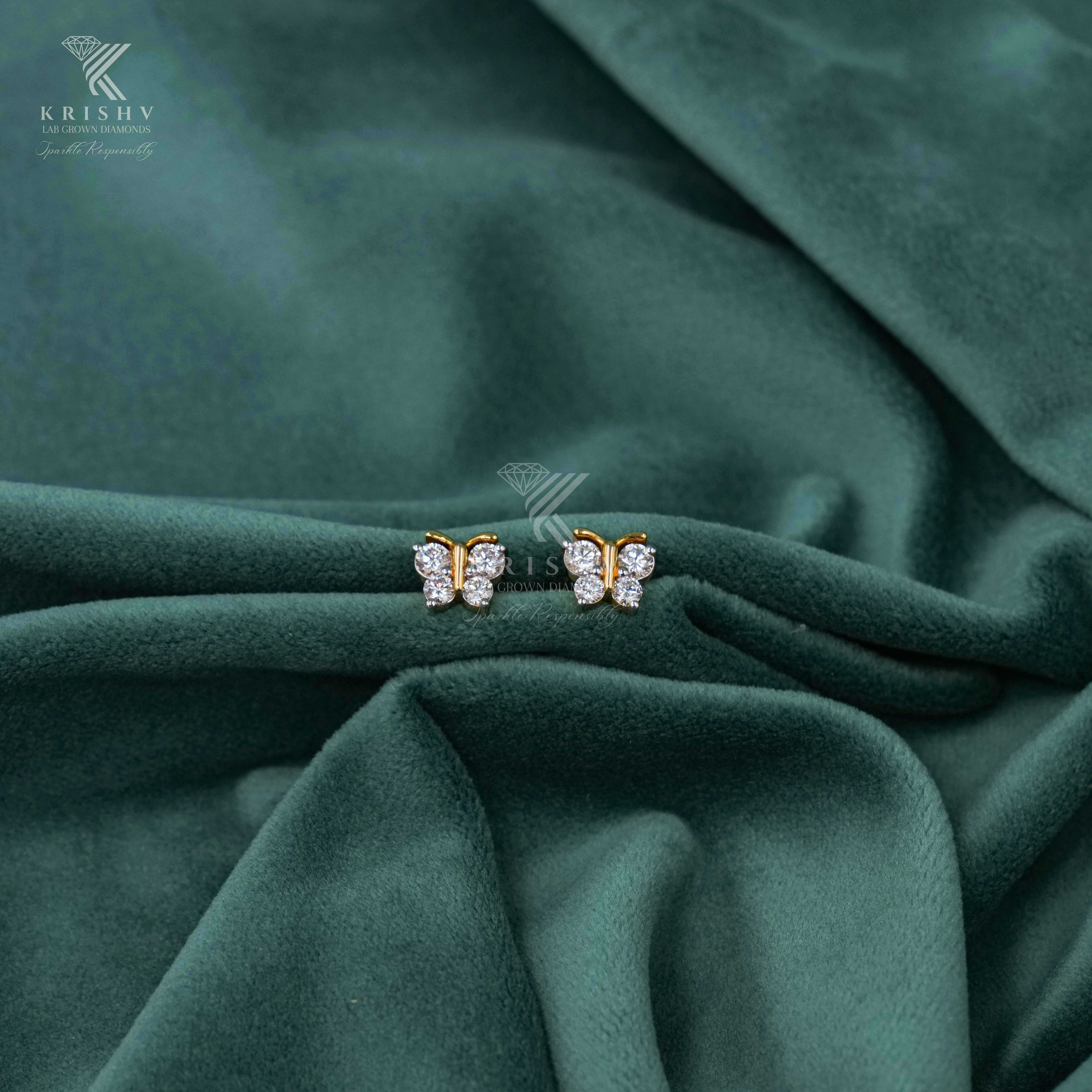 Krishv Lab Grown Diamonds - Diamond Earring