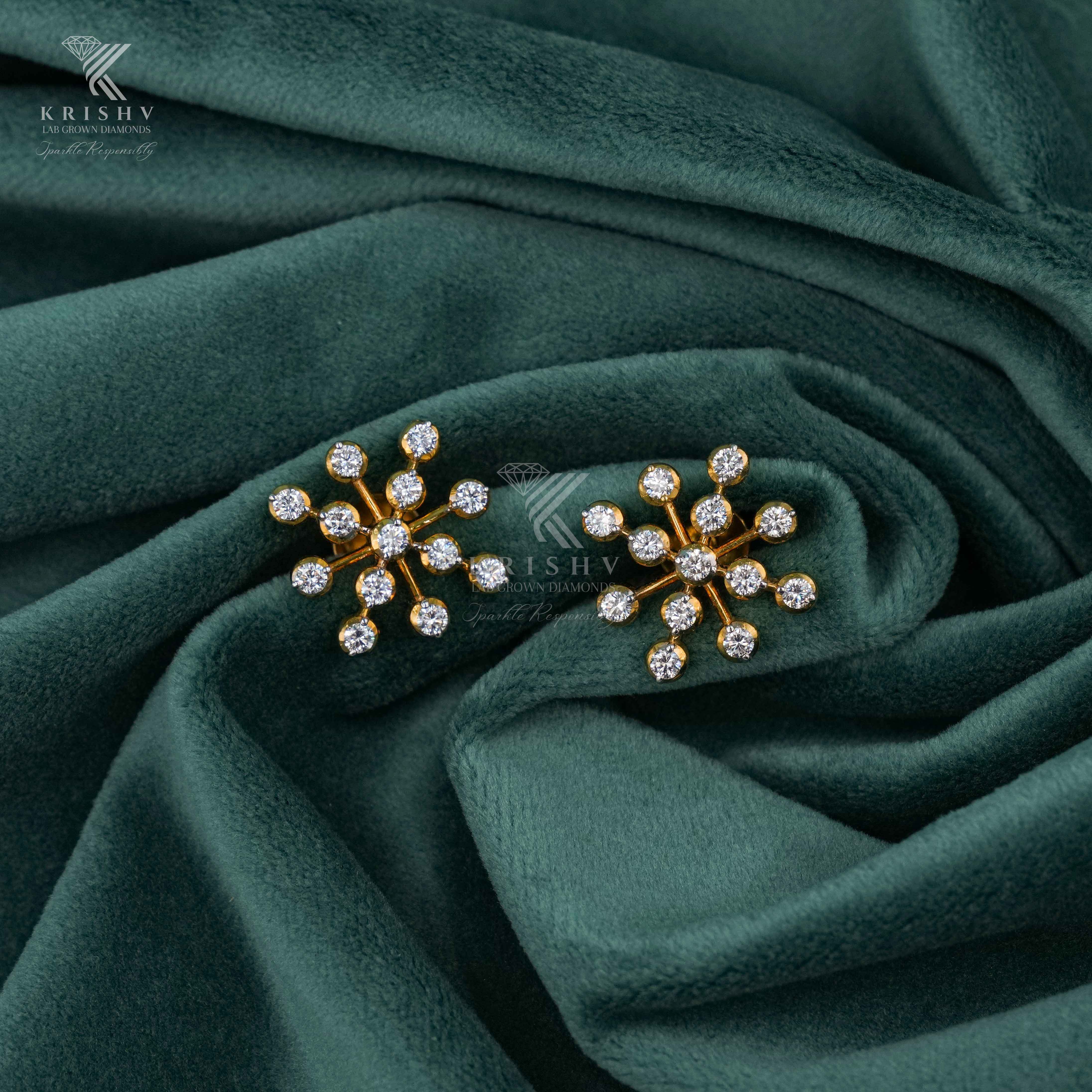 Krishv Lab Grown Diamonds - Diamond Earring