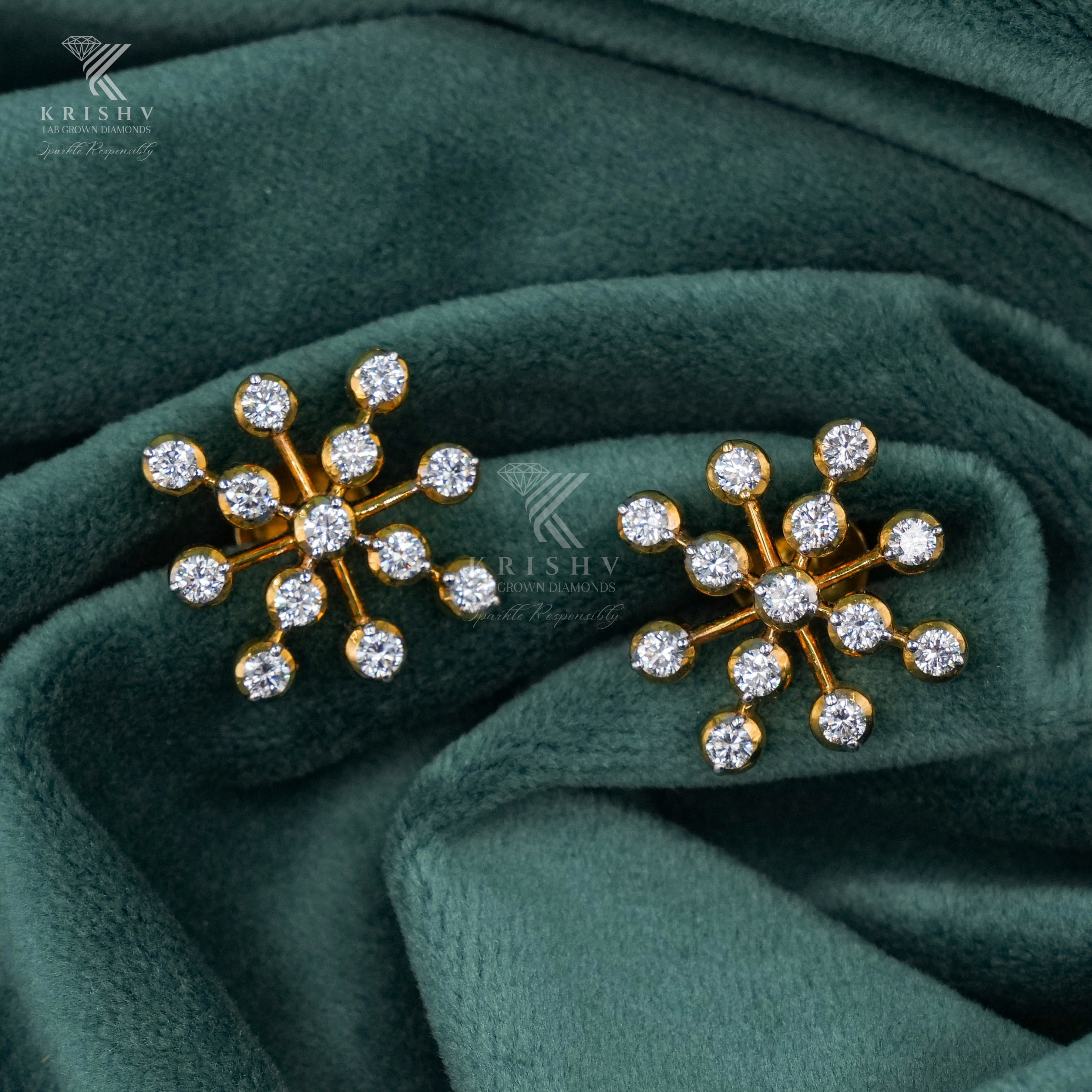 Krishv Lab Grown Diamonds - Diamond Earring