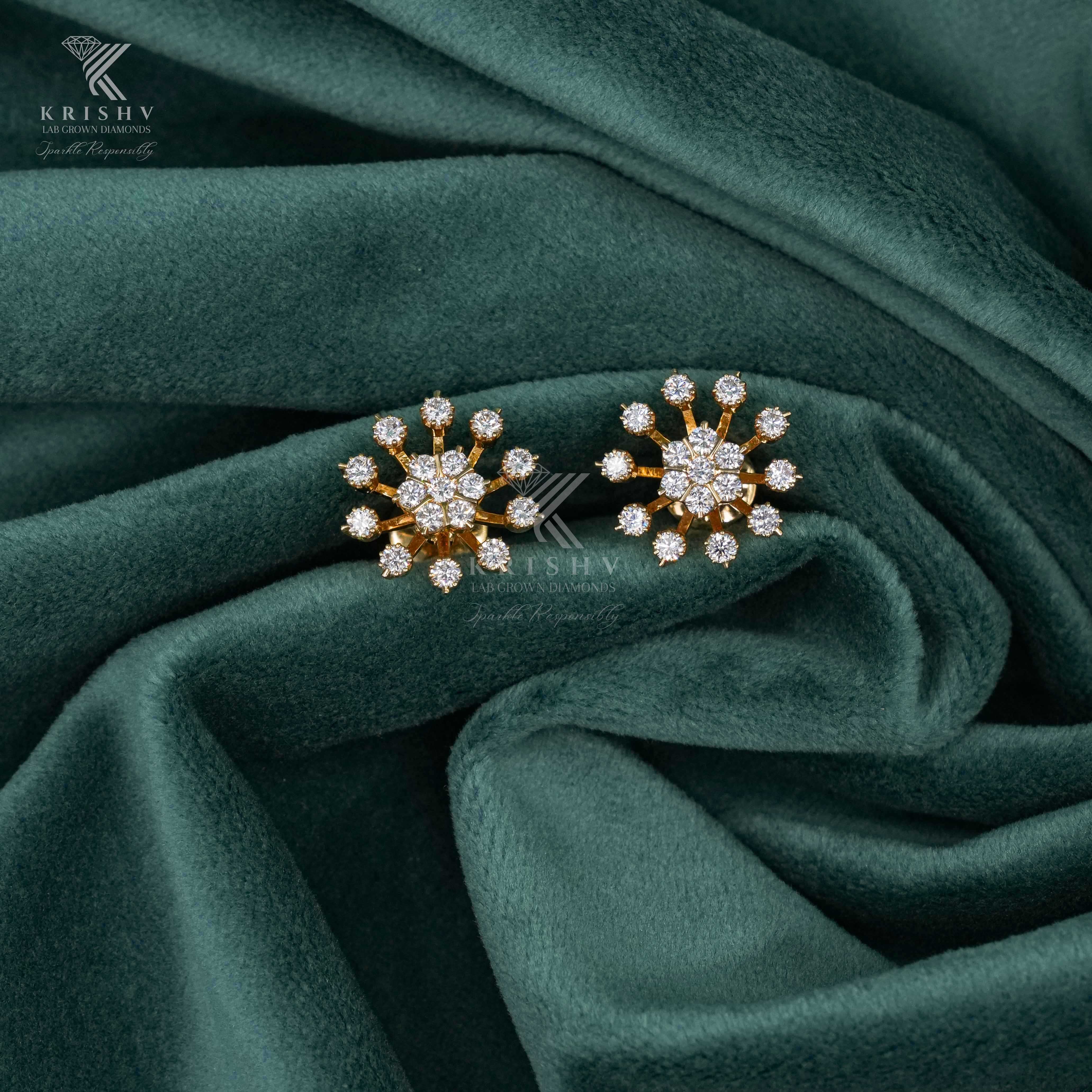 Krishv Lab Grown Diamonds - Diamond Earring