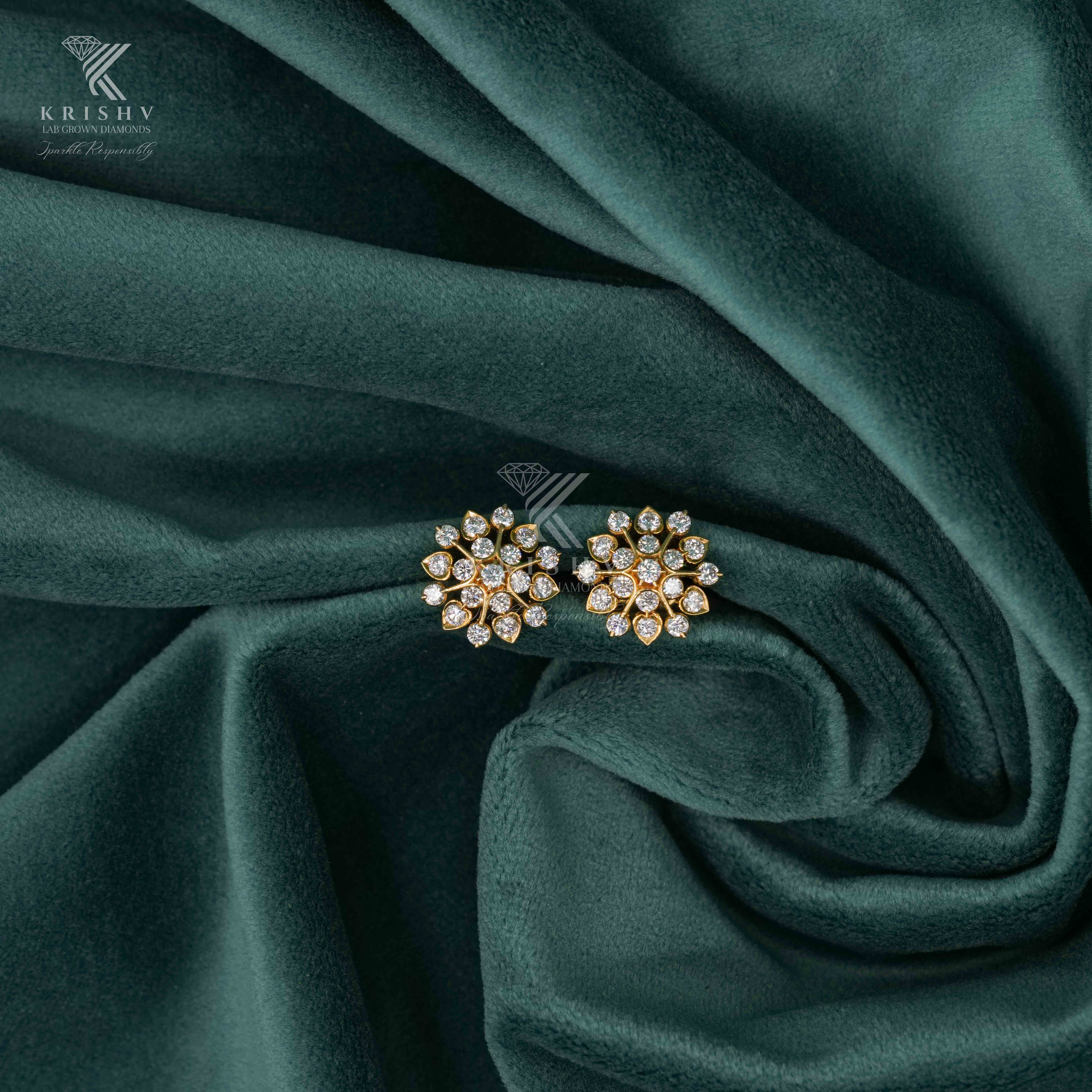 Krishv Lab Grown Diamonds - Diamond Earring