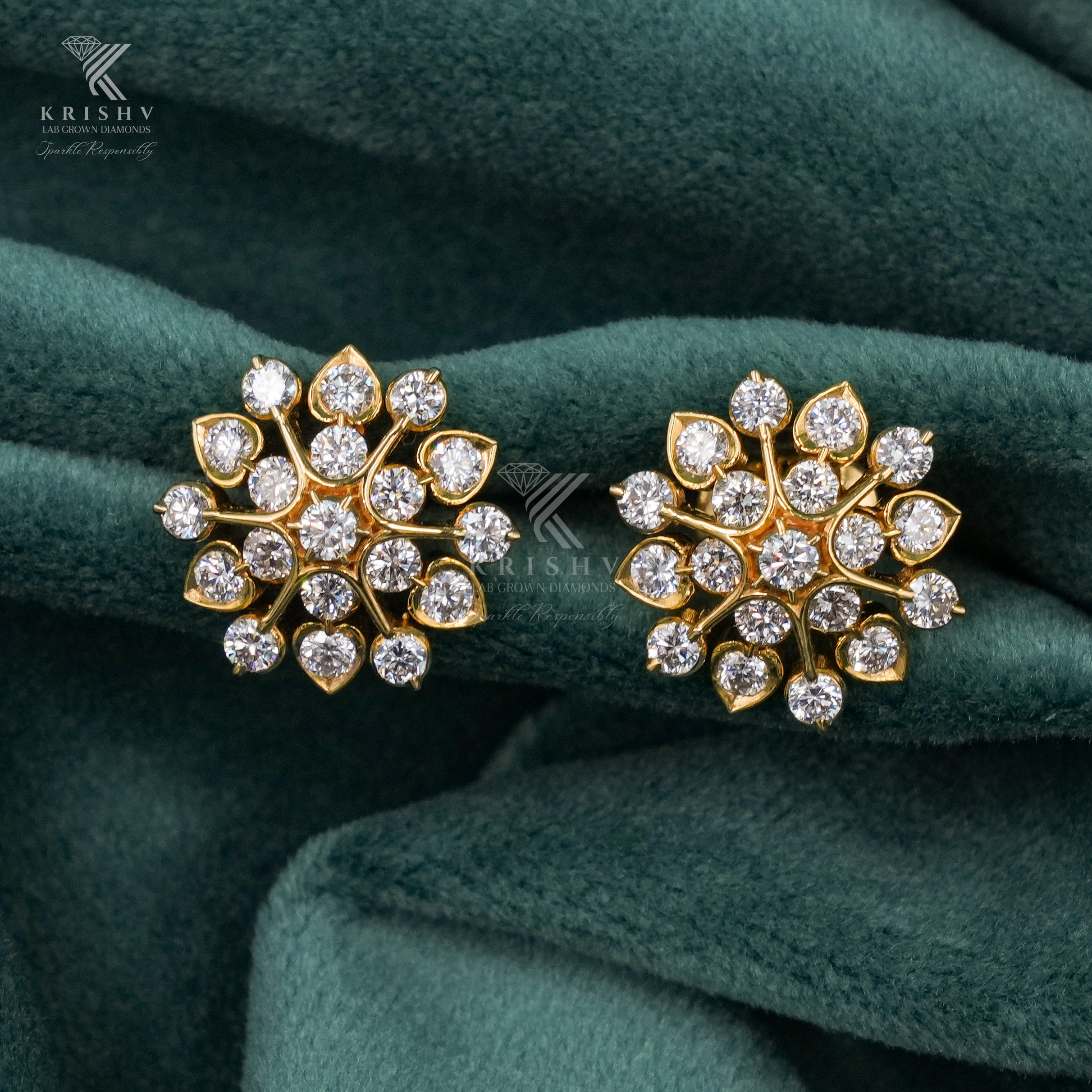 Krishv Lab Grown Diamonds - Diamond Earring