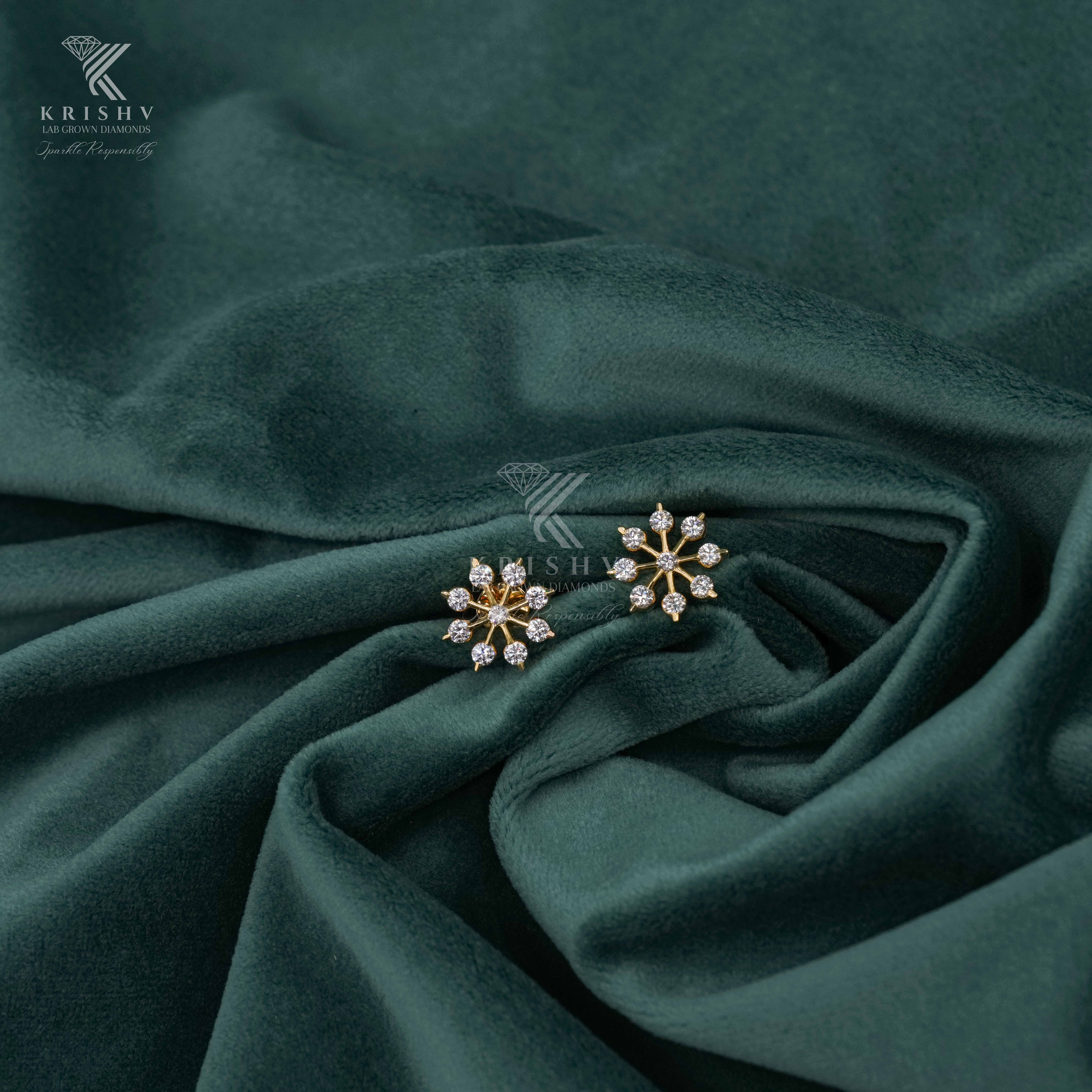 Krishv Lab Grown Diamonds - Diamond Earring