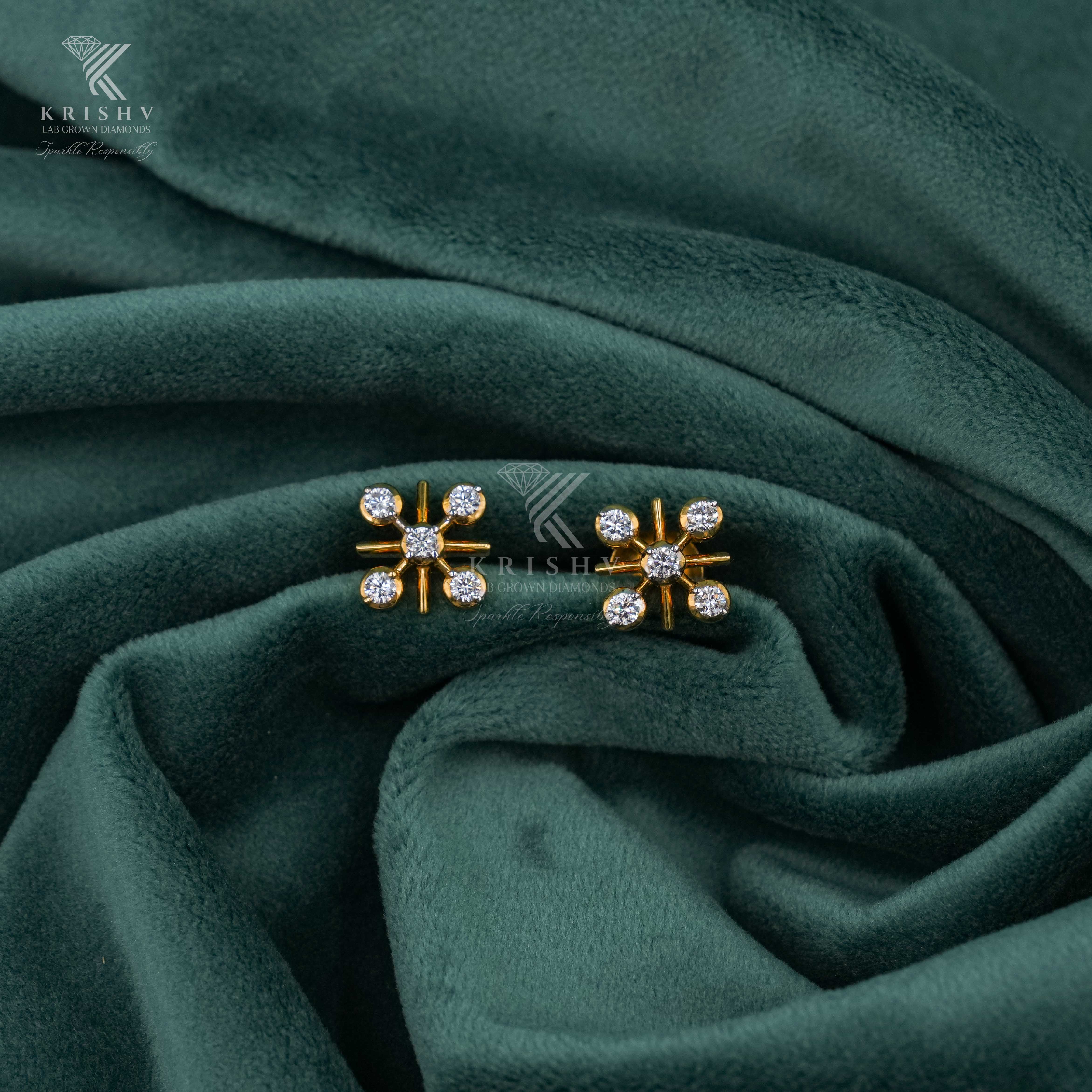 Krishv Lab Grown Diamonds - Diamond Earring