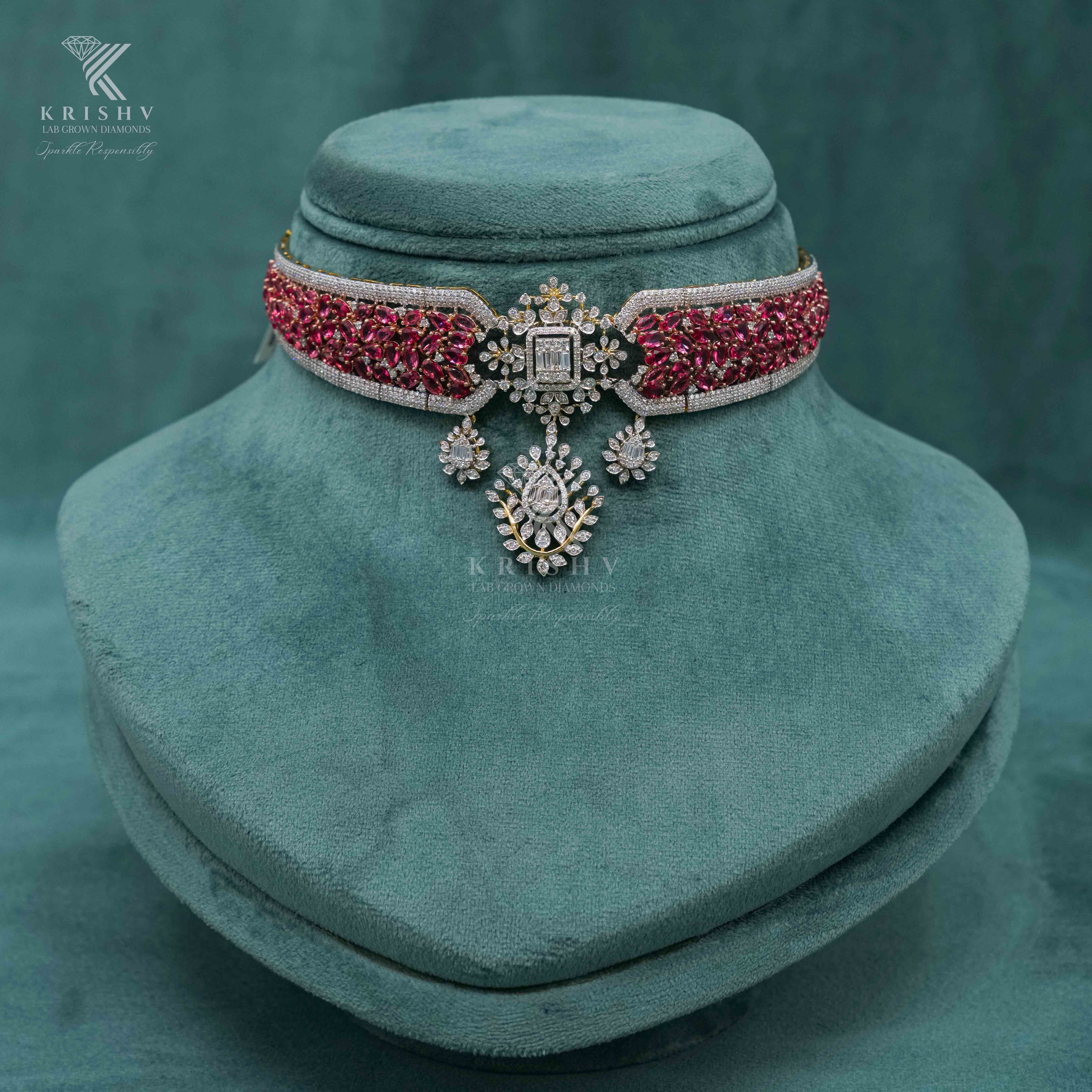 Krishv Lab Grown Diamonds - Diamond Necklace