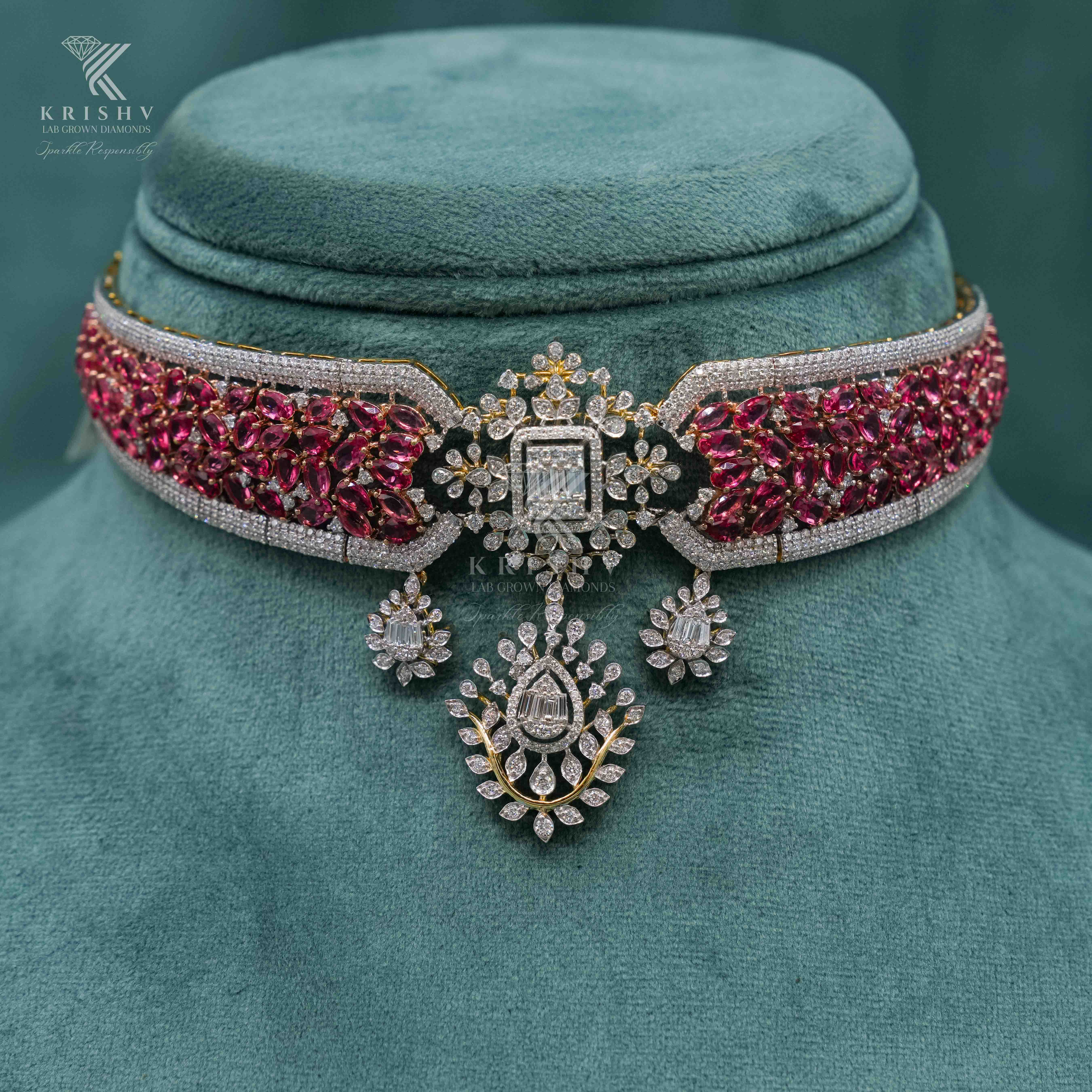 Krishv Lab Grown Diamonds - Diamond Necklace