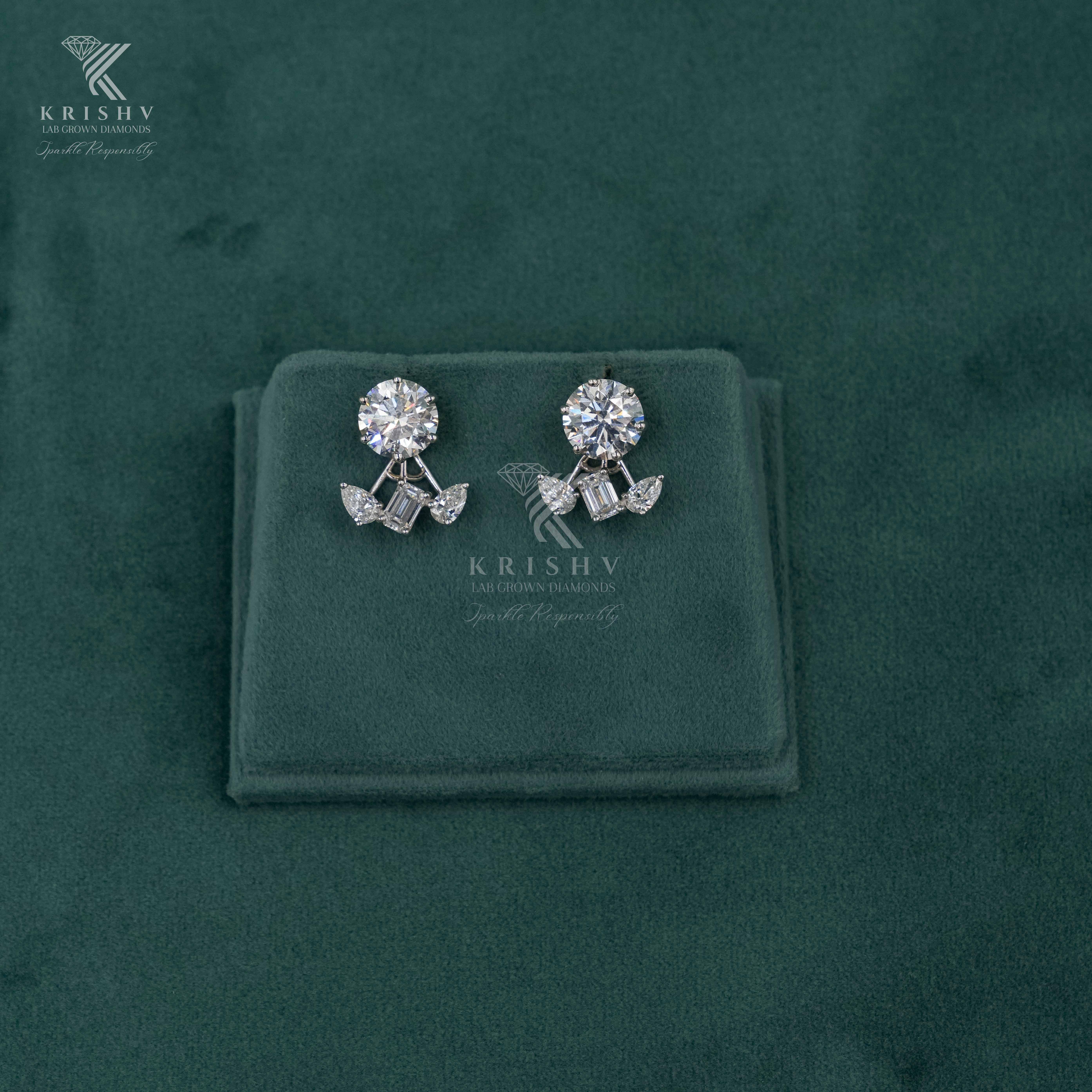 Krishv Lab Grown Diamonds - Diamond Earring Extension