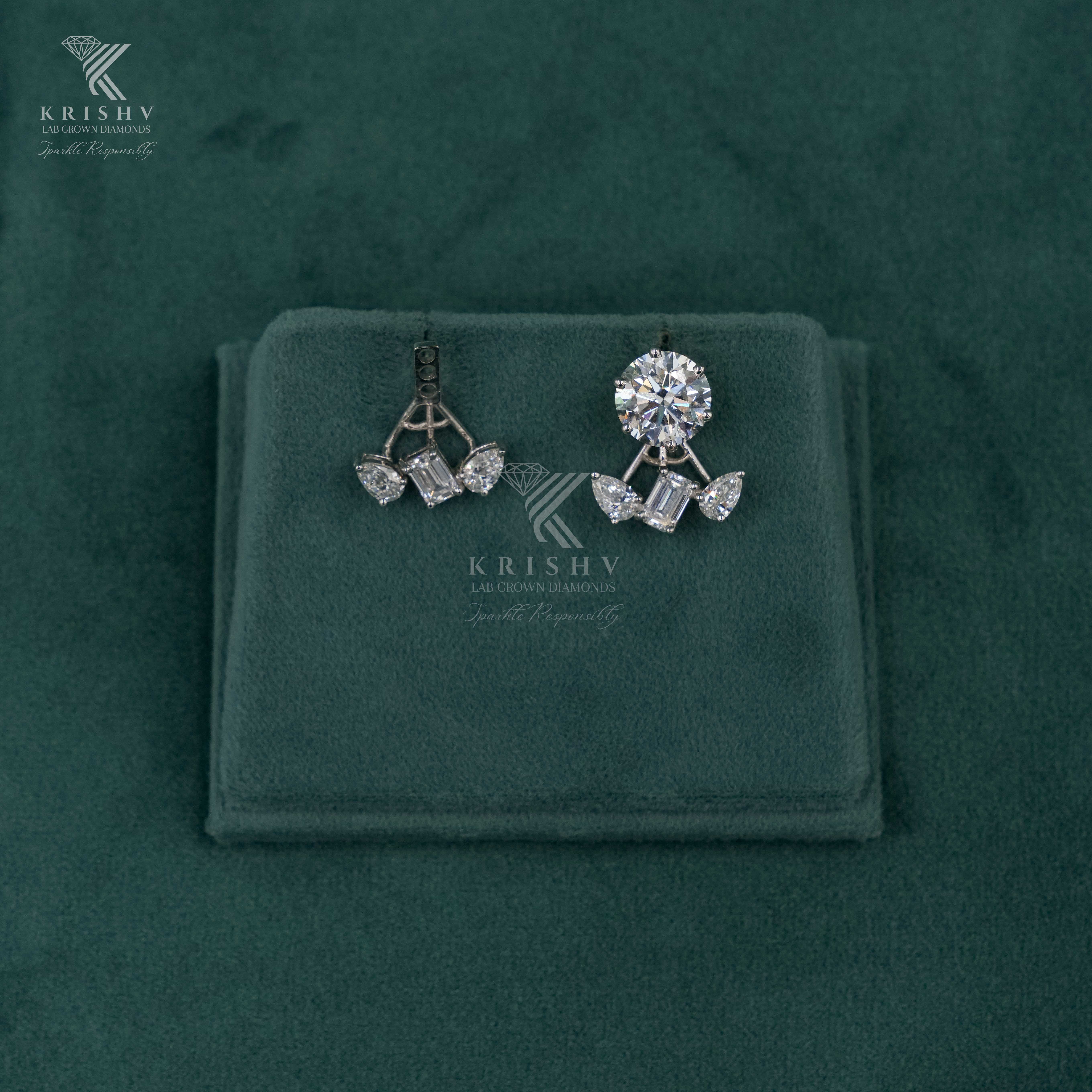 Krishv Lab Grown Diamonds - Diamond Earring Extension