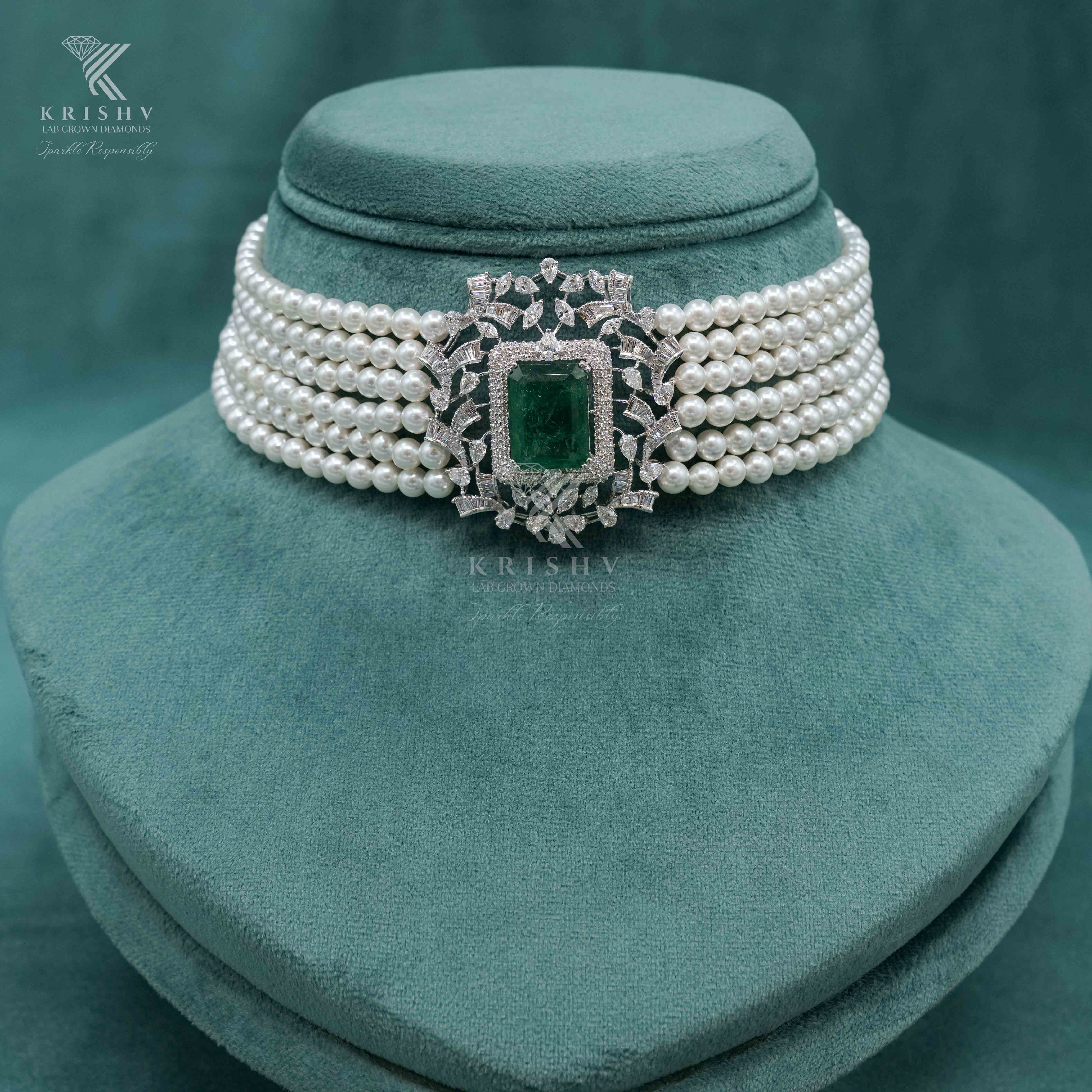 Krishv Lab Grown Diamonds - Diamond Necklace