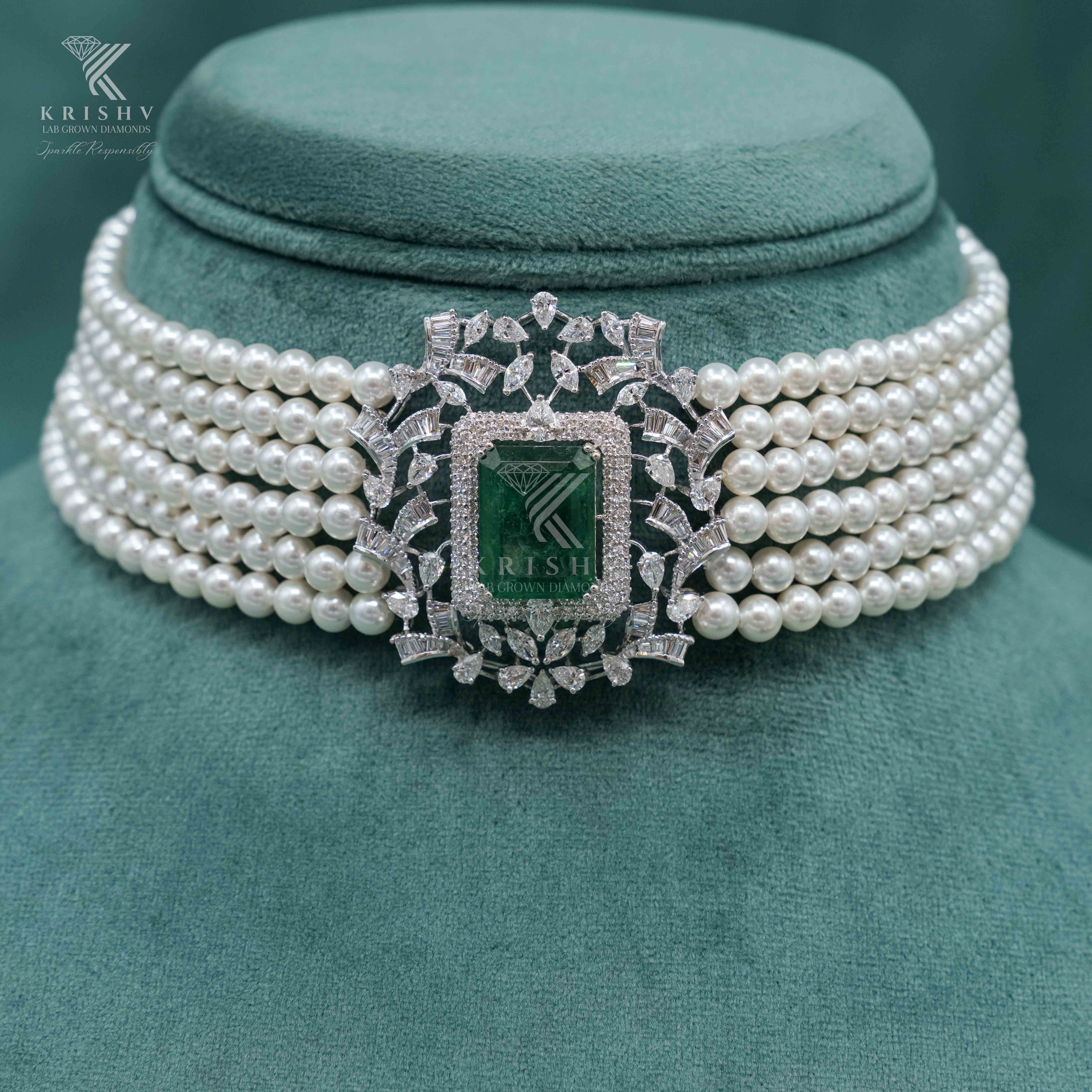 Krishv Lab Grown Diamonds - Diamond Necklace