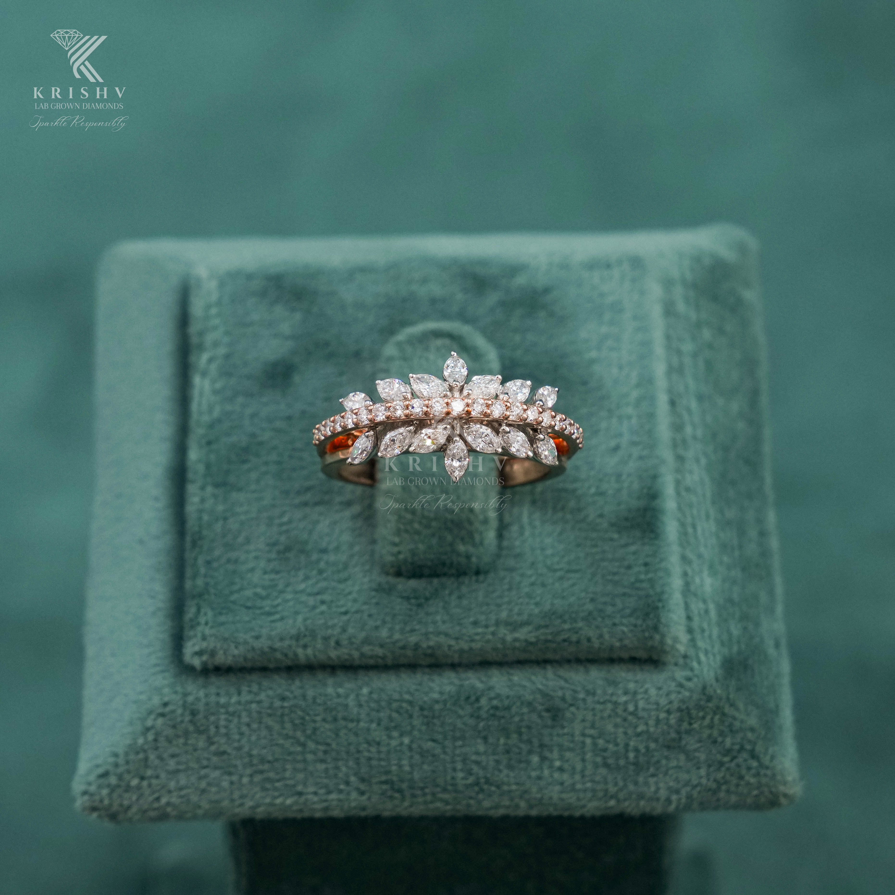 Krishv Lab Grown Diamonds - Diamond Ring