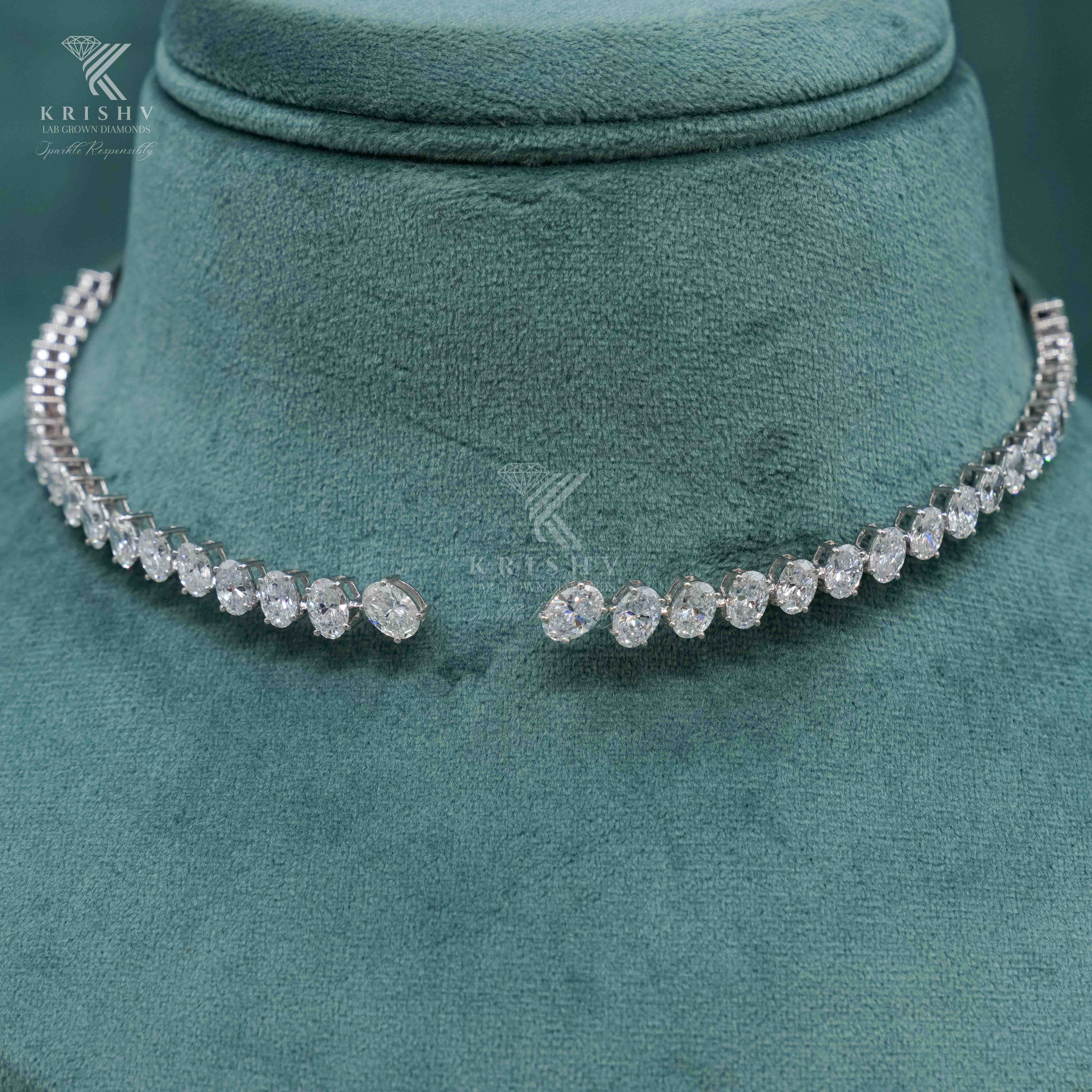 Krishv Lab Grown Diamonds - Diamond Necklace