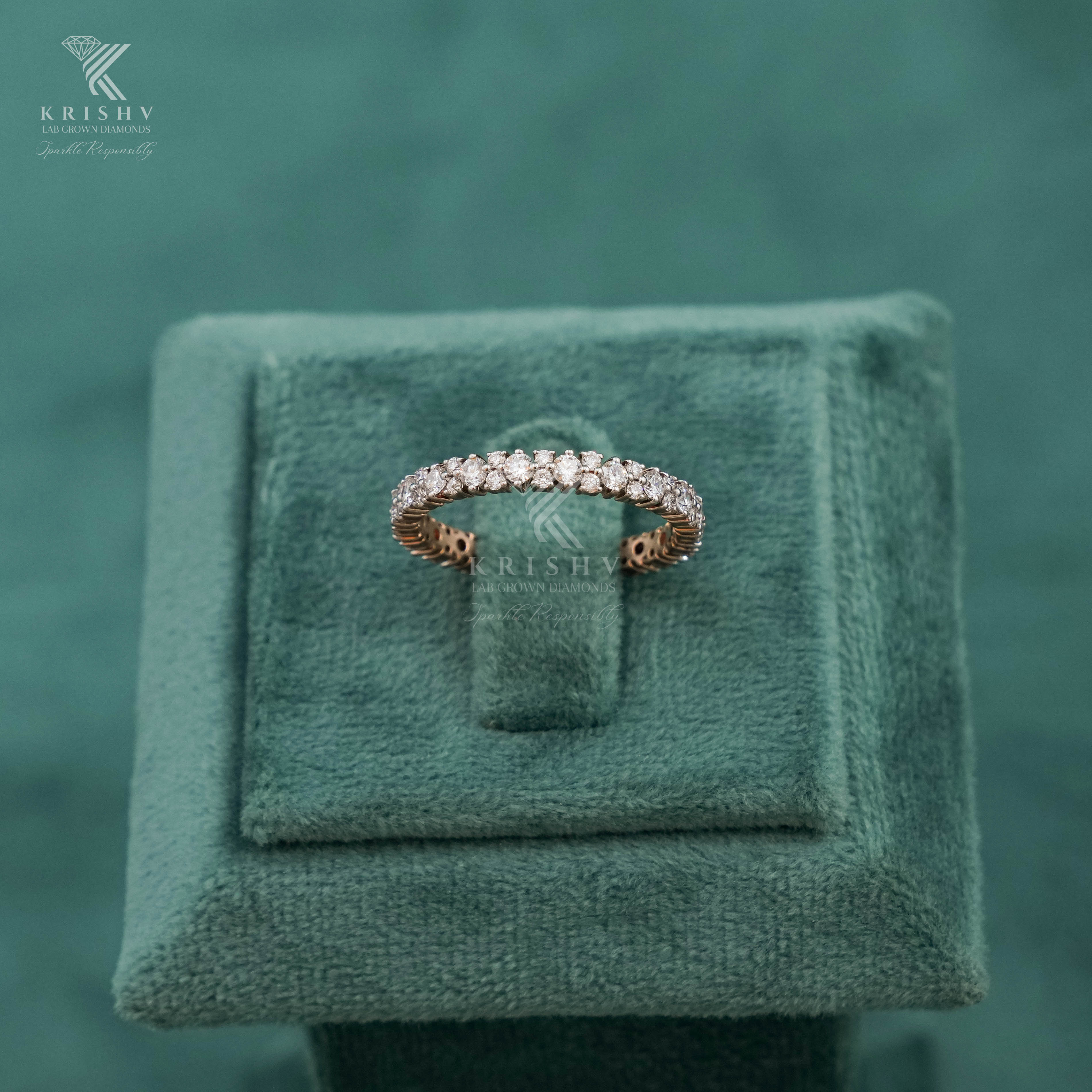 Krishv Lab Grown Diamonds - Diamond Ring