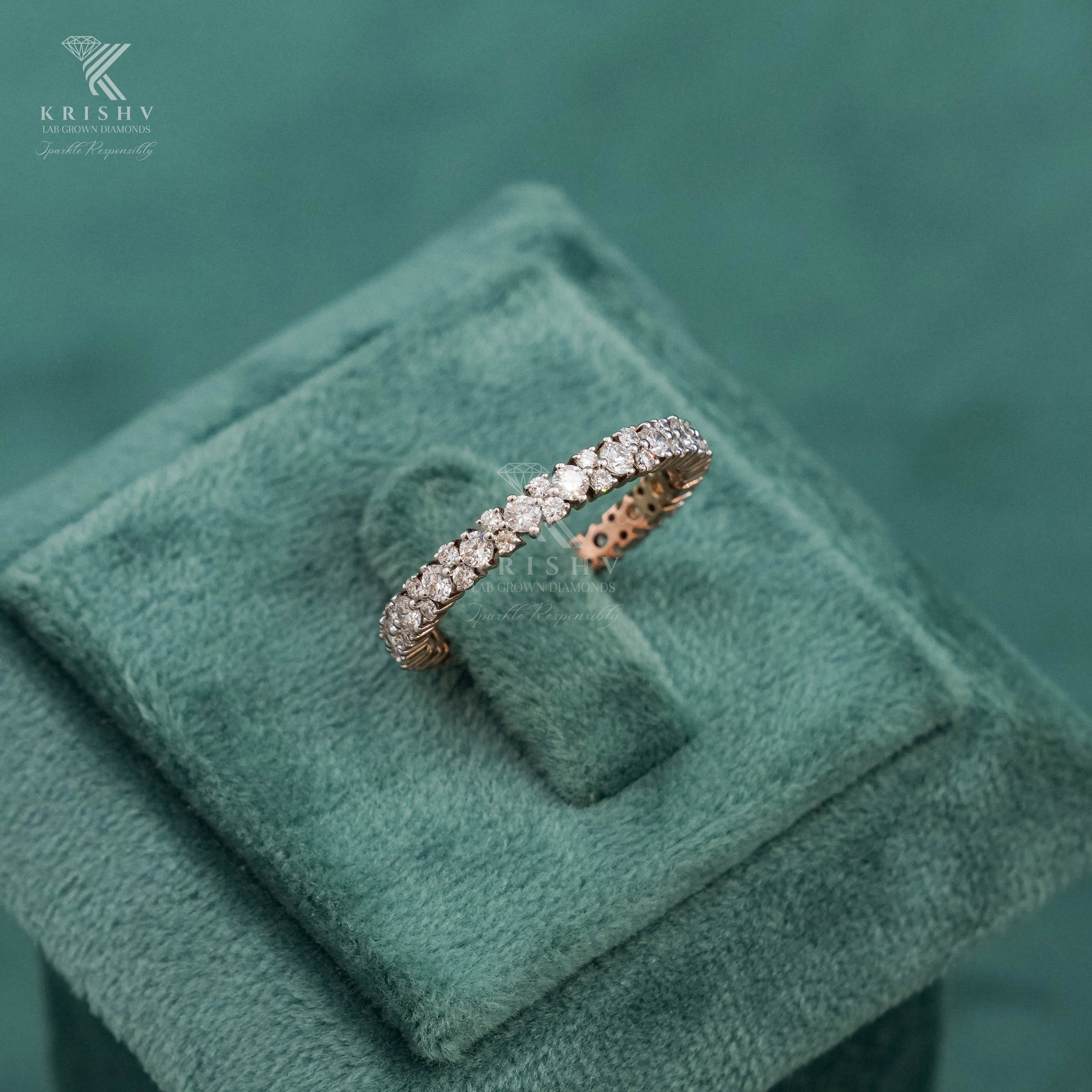 Krishv Lab Grown Diamonds - Diamond Ring