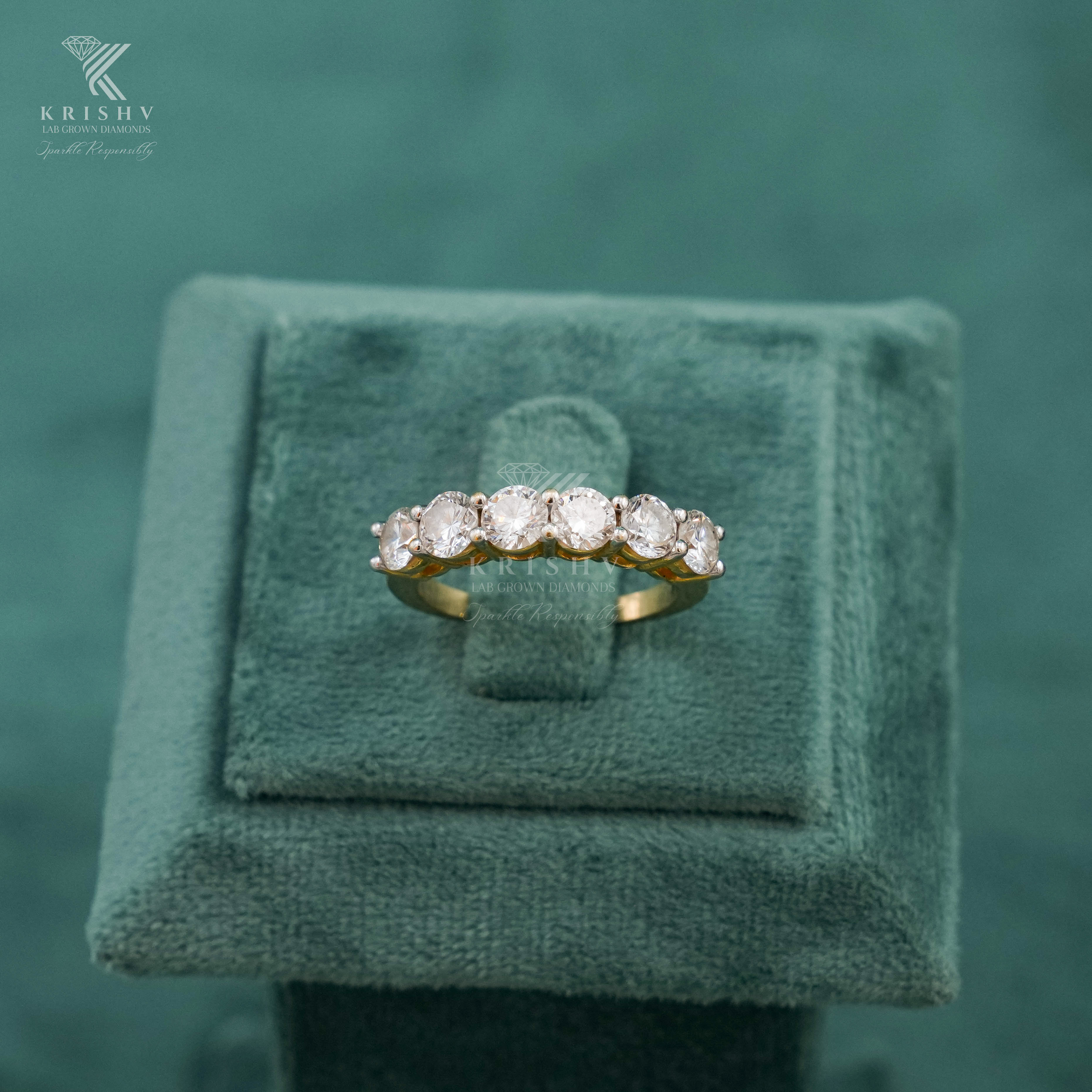 Krishv Lab Grown Diamonds - Diamond Ring