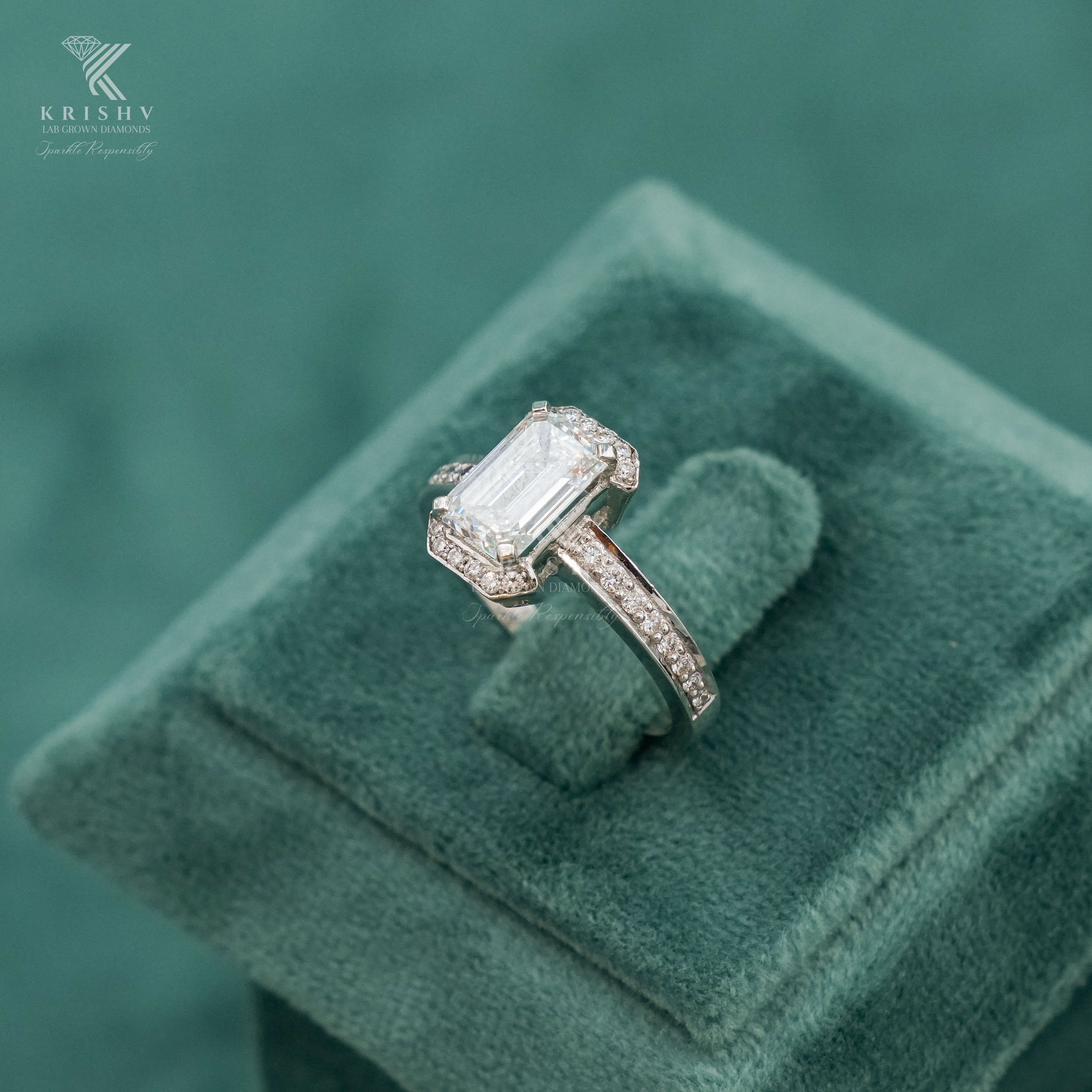 Krishv Lab Grown Diamonds - Diamond Ring