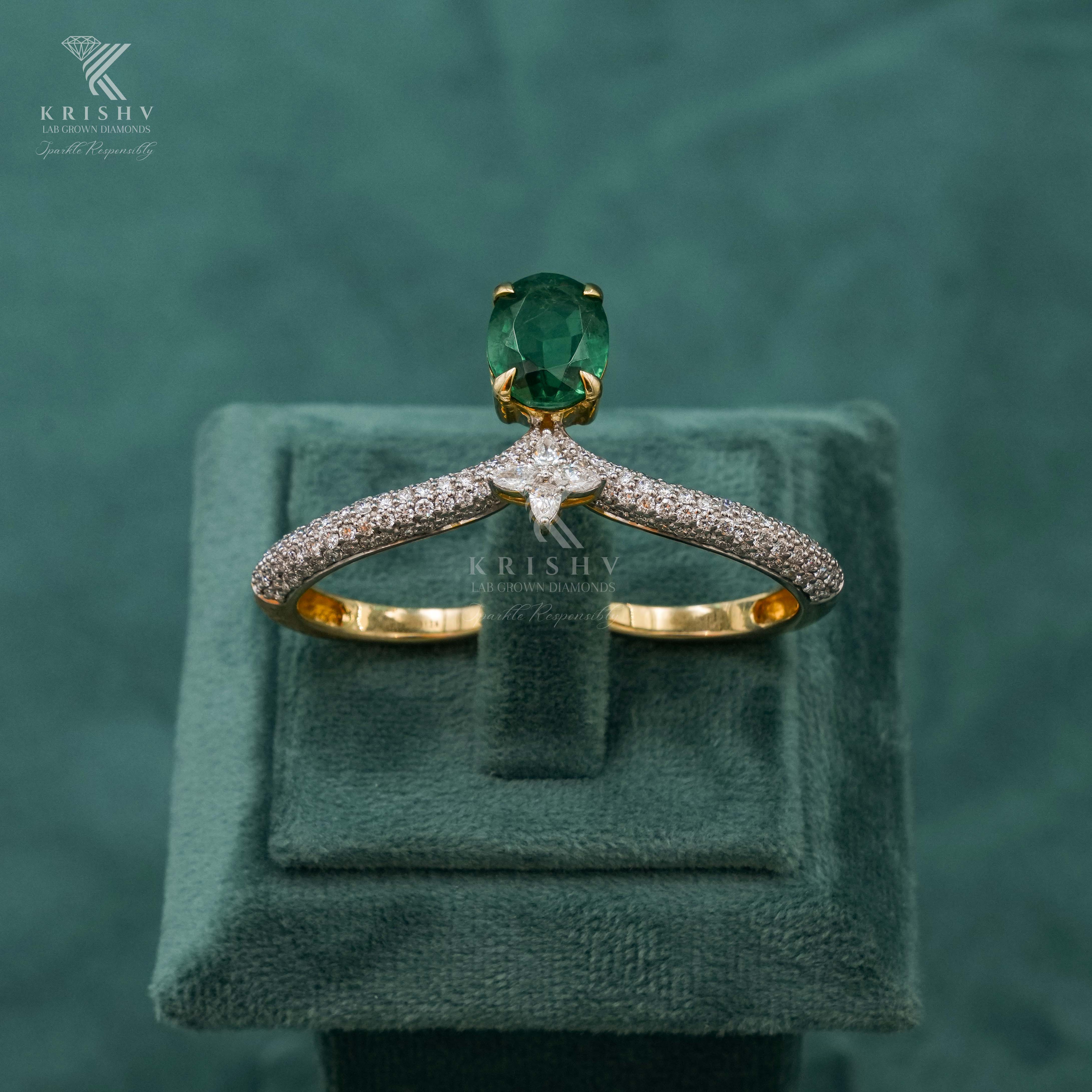 Krishv Lab Grown Diamonds - Diamond Ring
