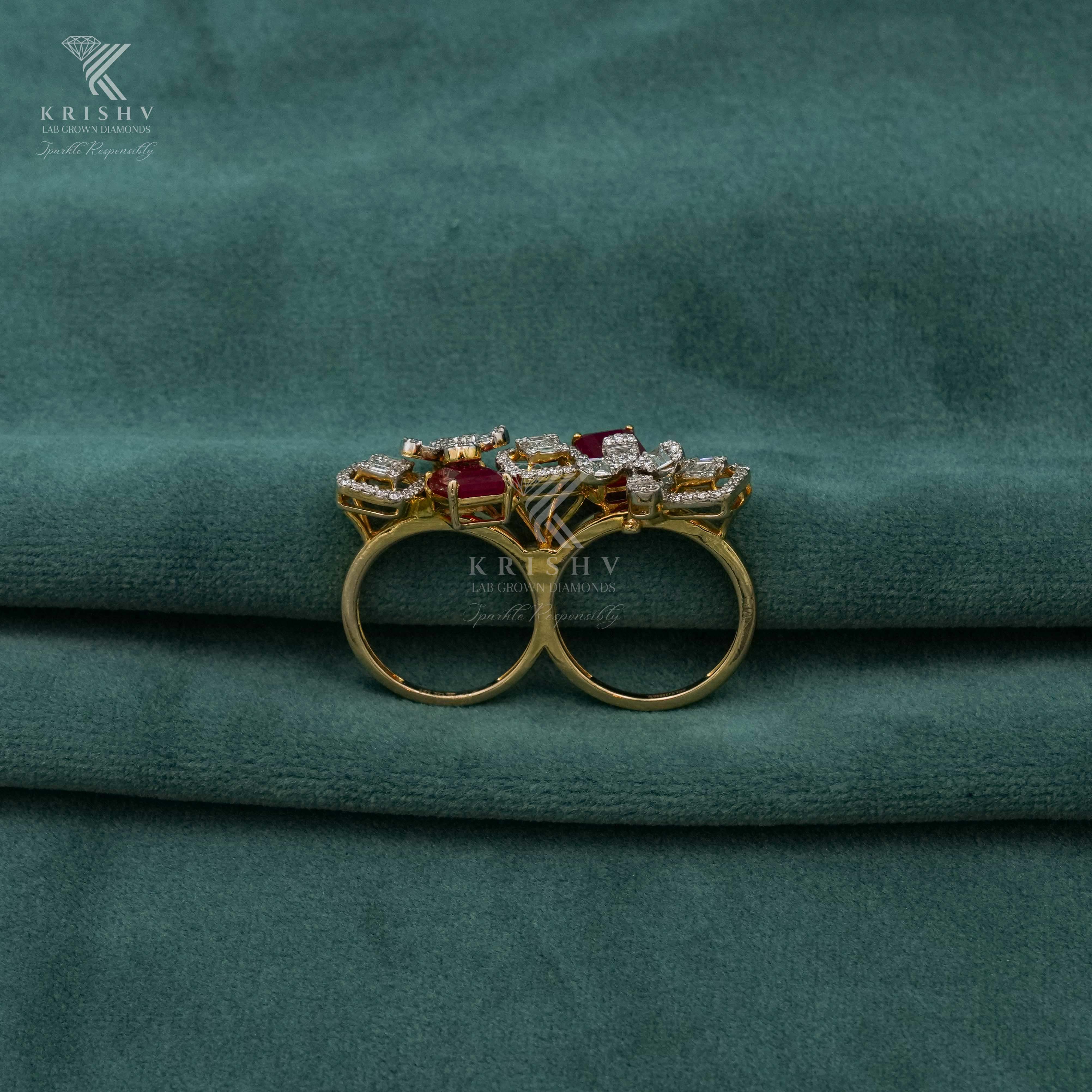 Krishv Lab Grown Diamonds - Diamond Ring