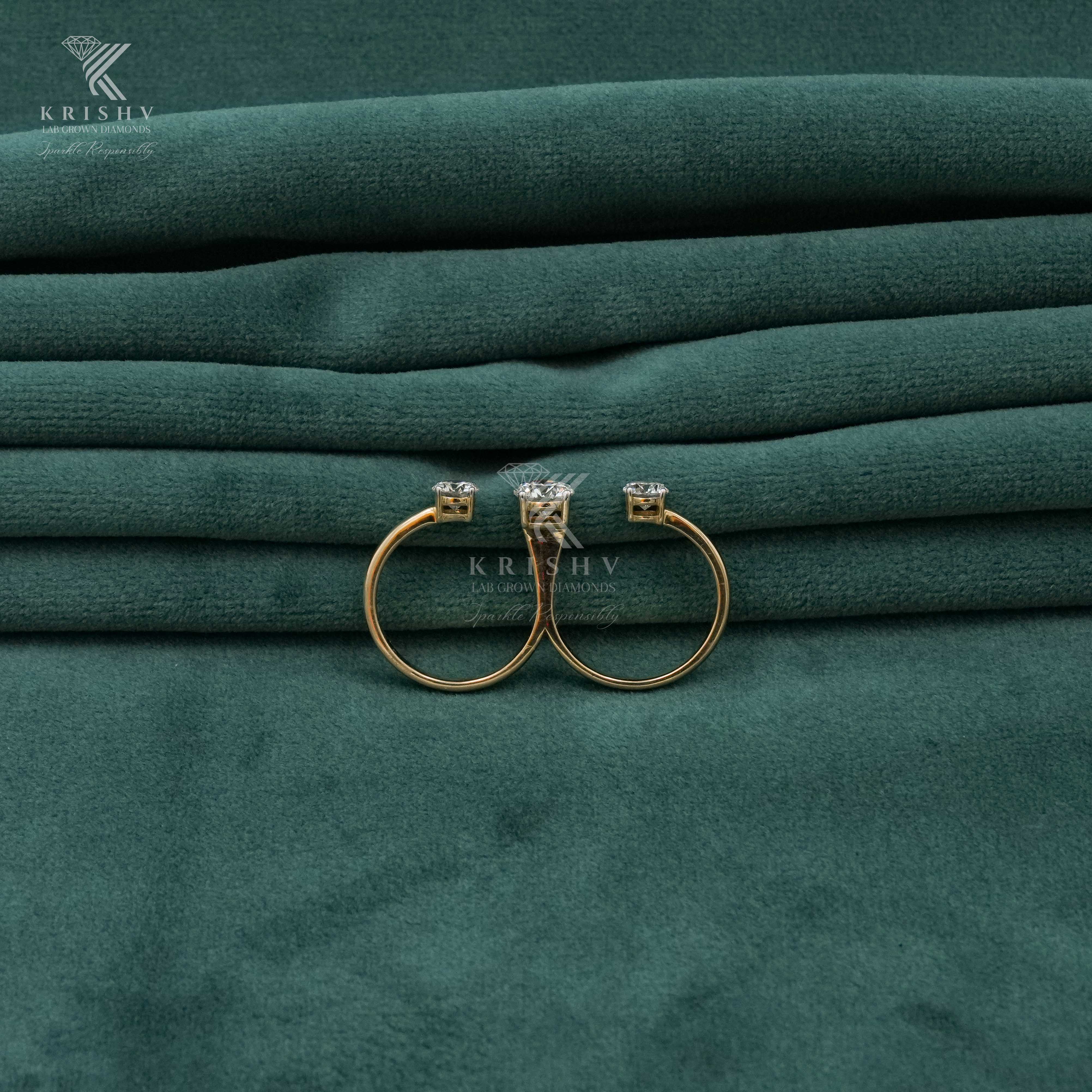 Krishv Lab Grown Diamonds - Diamond Ring