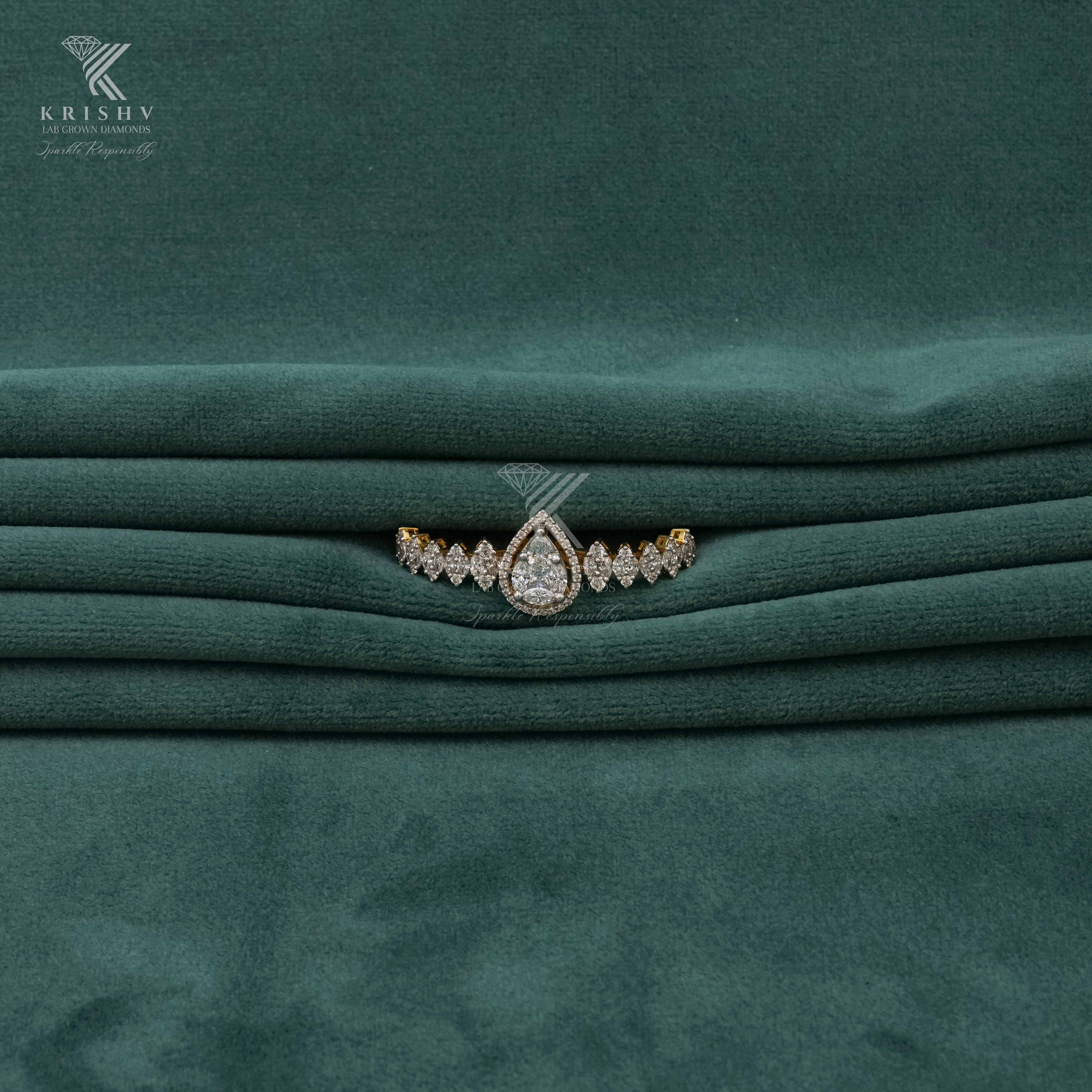 Krishv Lab Grown Diamonds - Diamond Ring