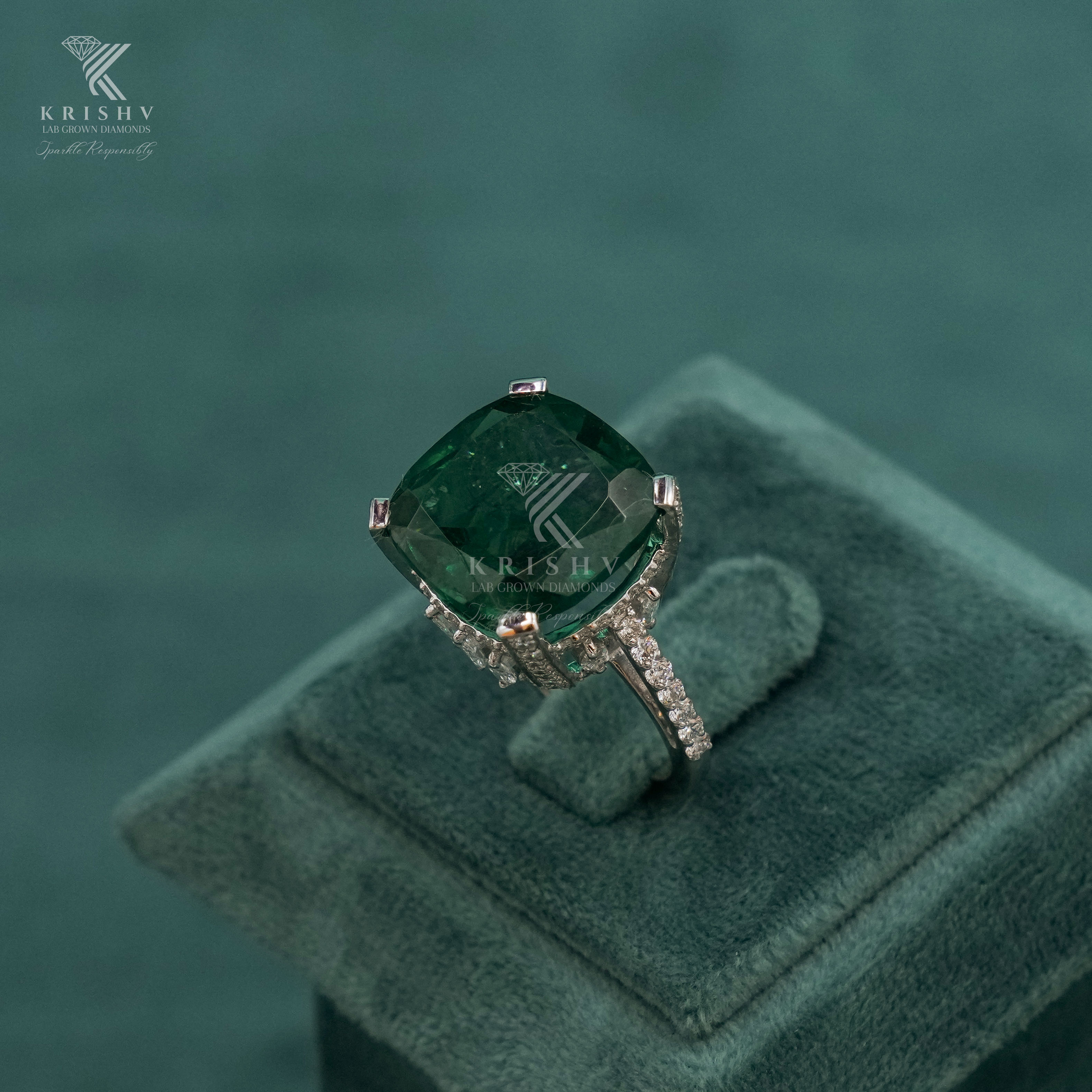 Krishv Lab Grown Diamonds - Diamond Ring