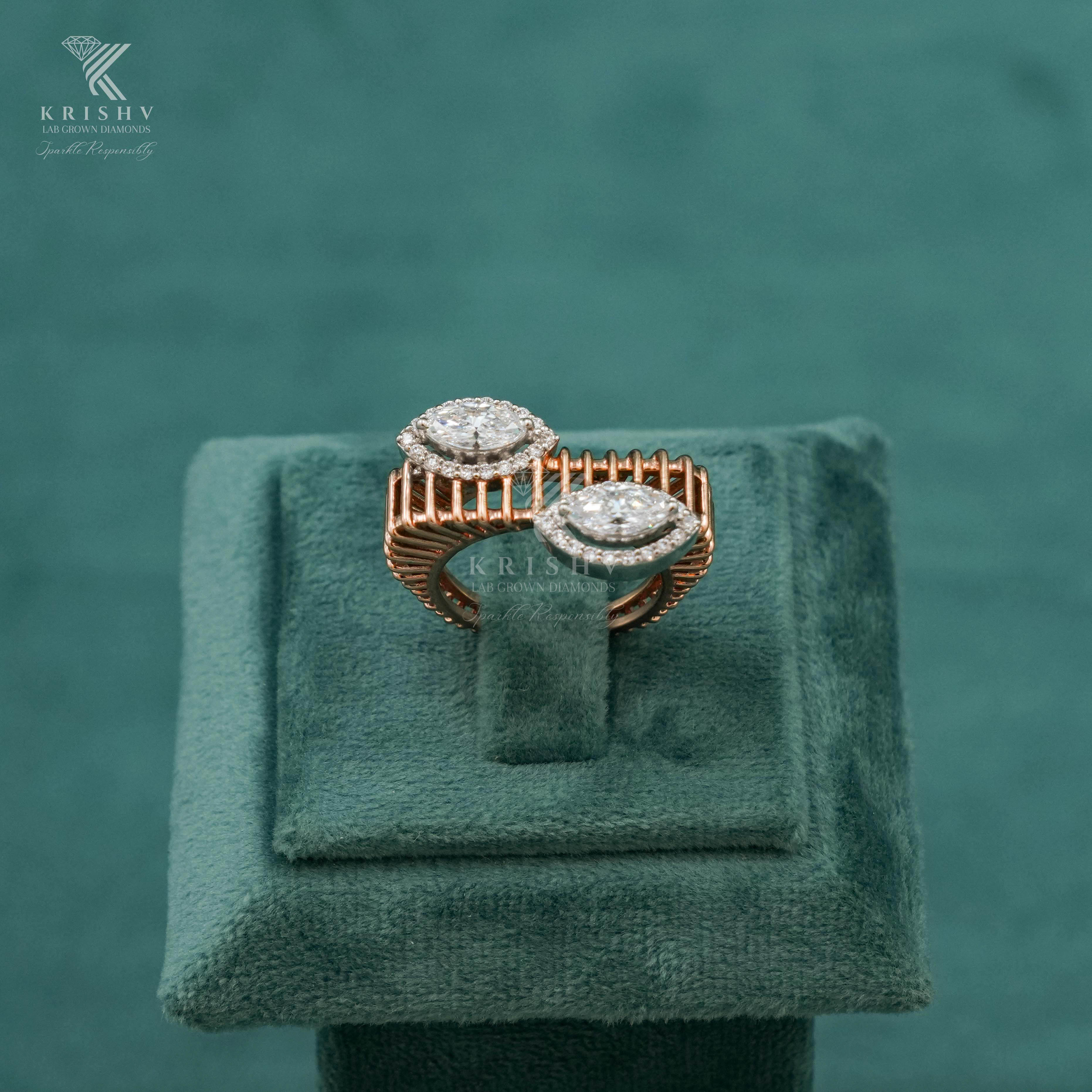 Krishv Lab Grown Diamonds - Diamond Ring