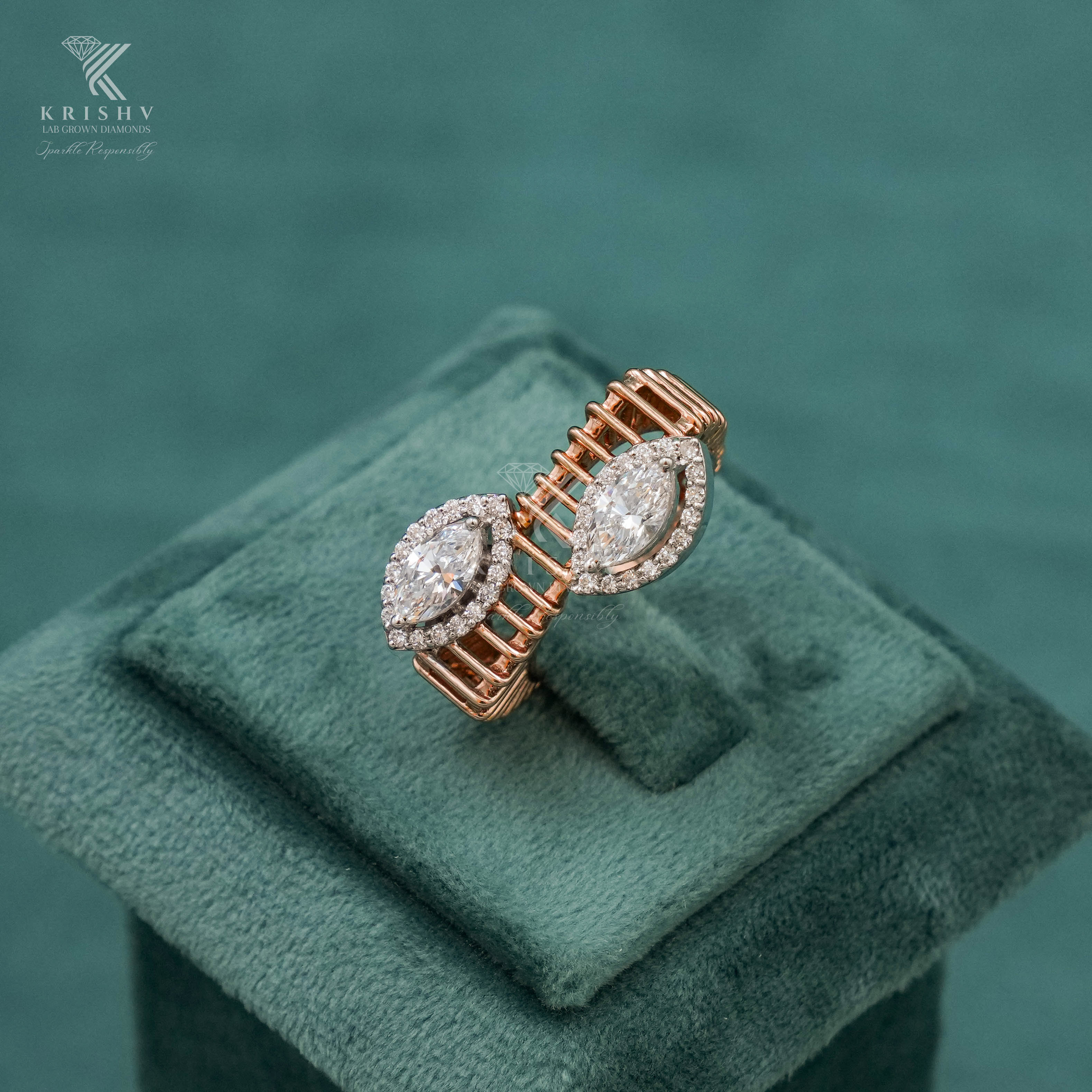 Krishv Lab Grown Diamonds - Diamond Ring