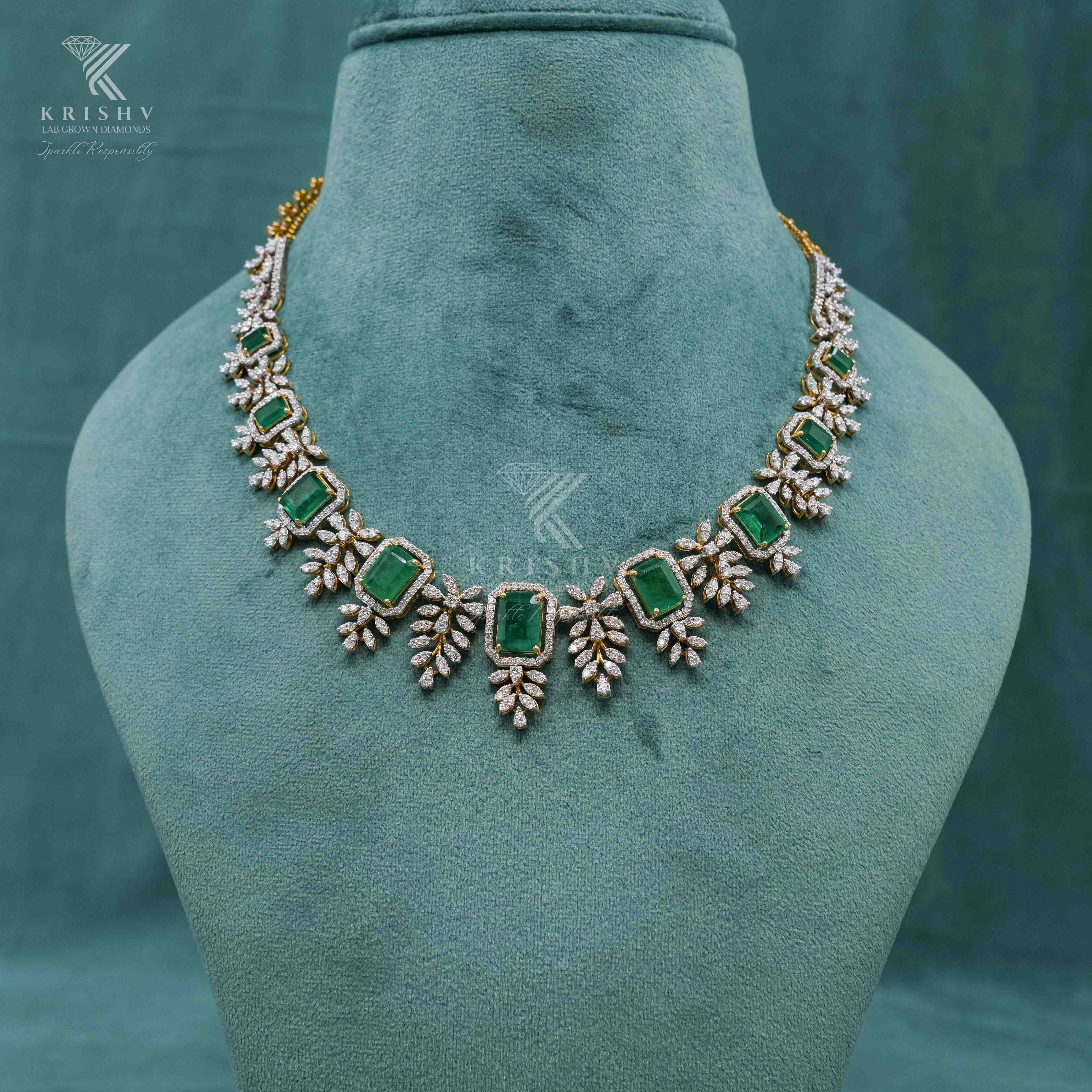 Krishv Lab Grown Diamonds - Diamond Necklace