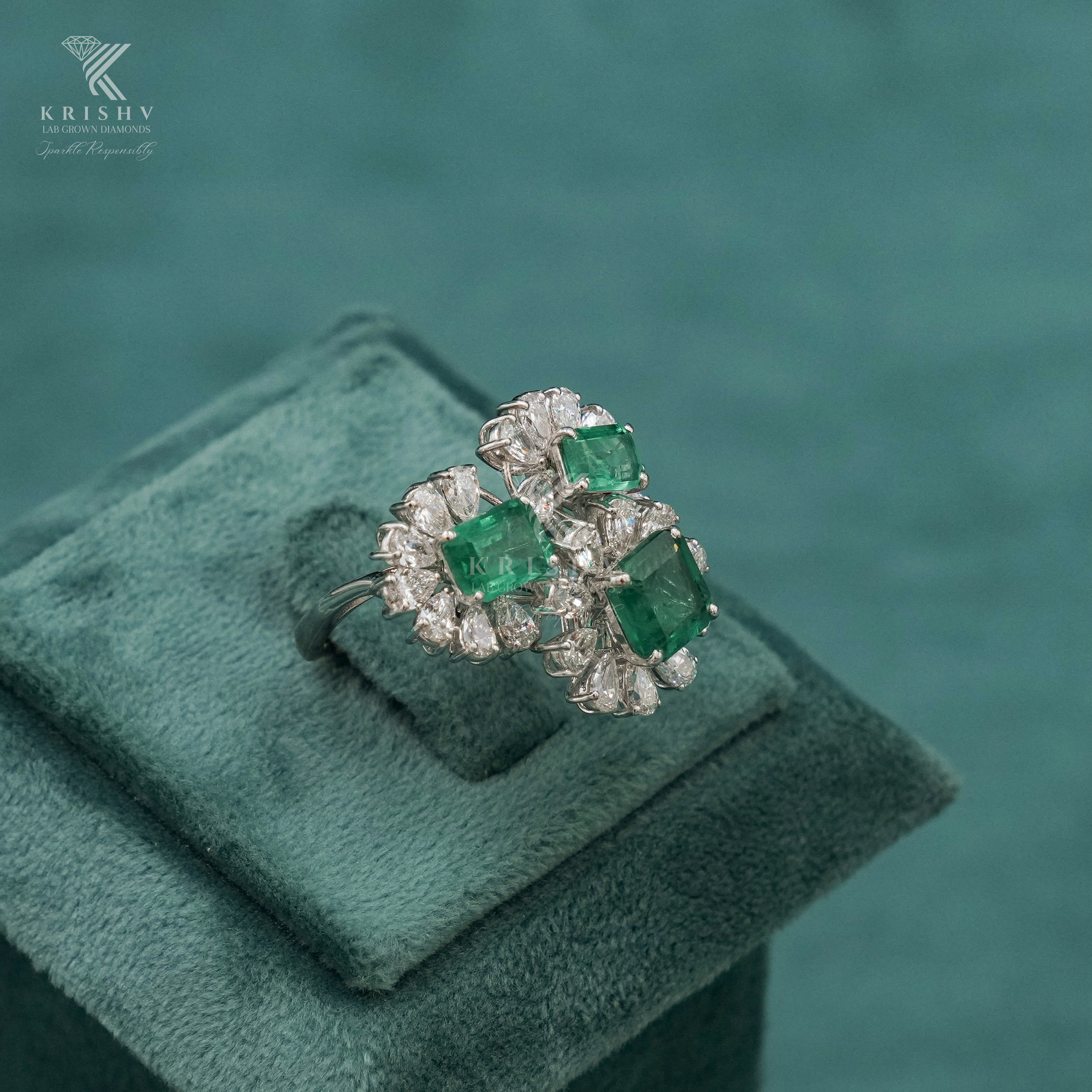 Krishv Lab Grown Diamonds - Diamond Ring