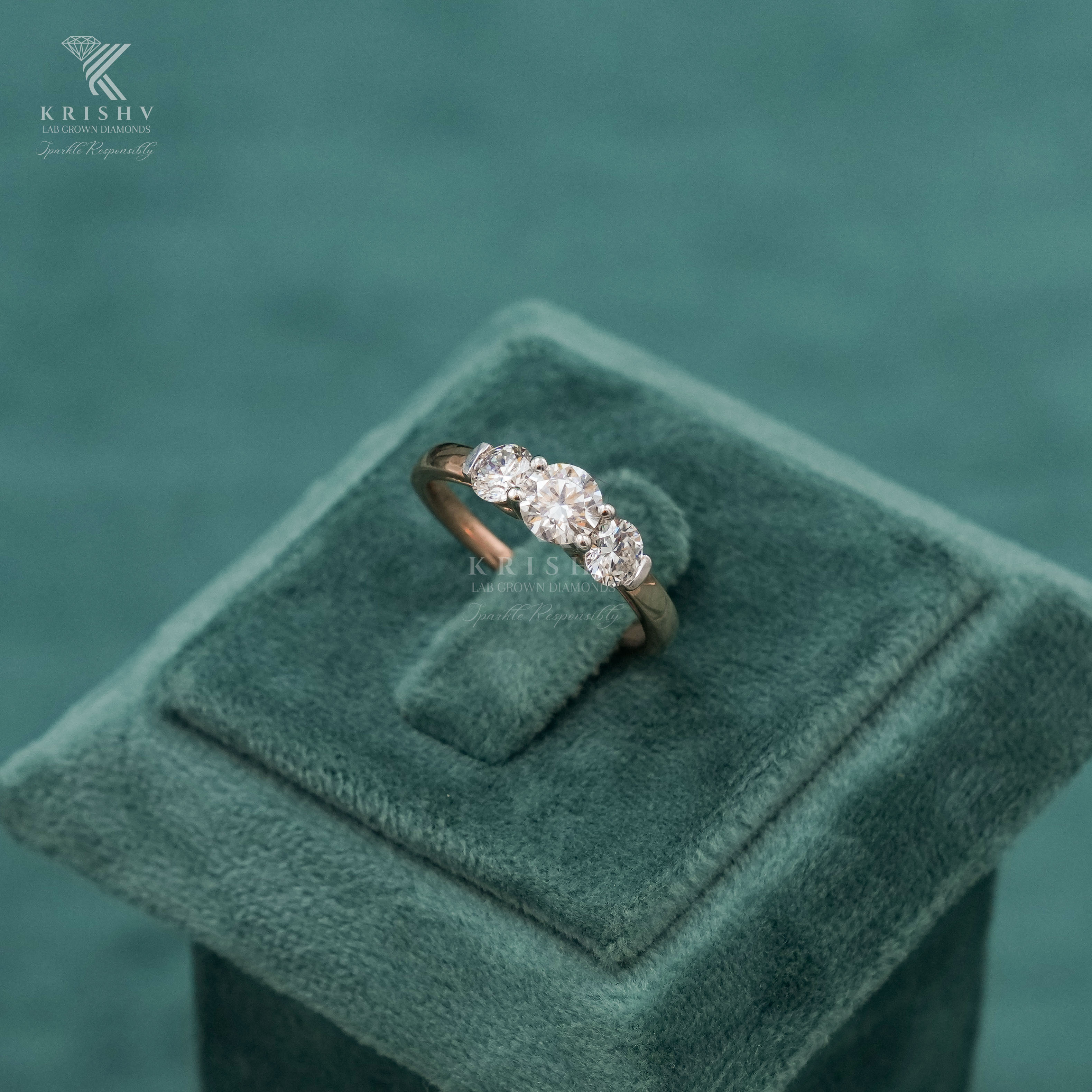 Krishv Lab Grown Diamonds - Diamond Ring