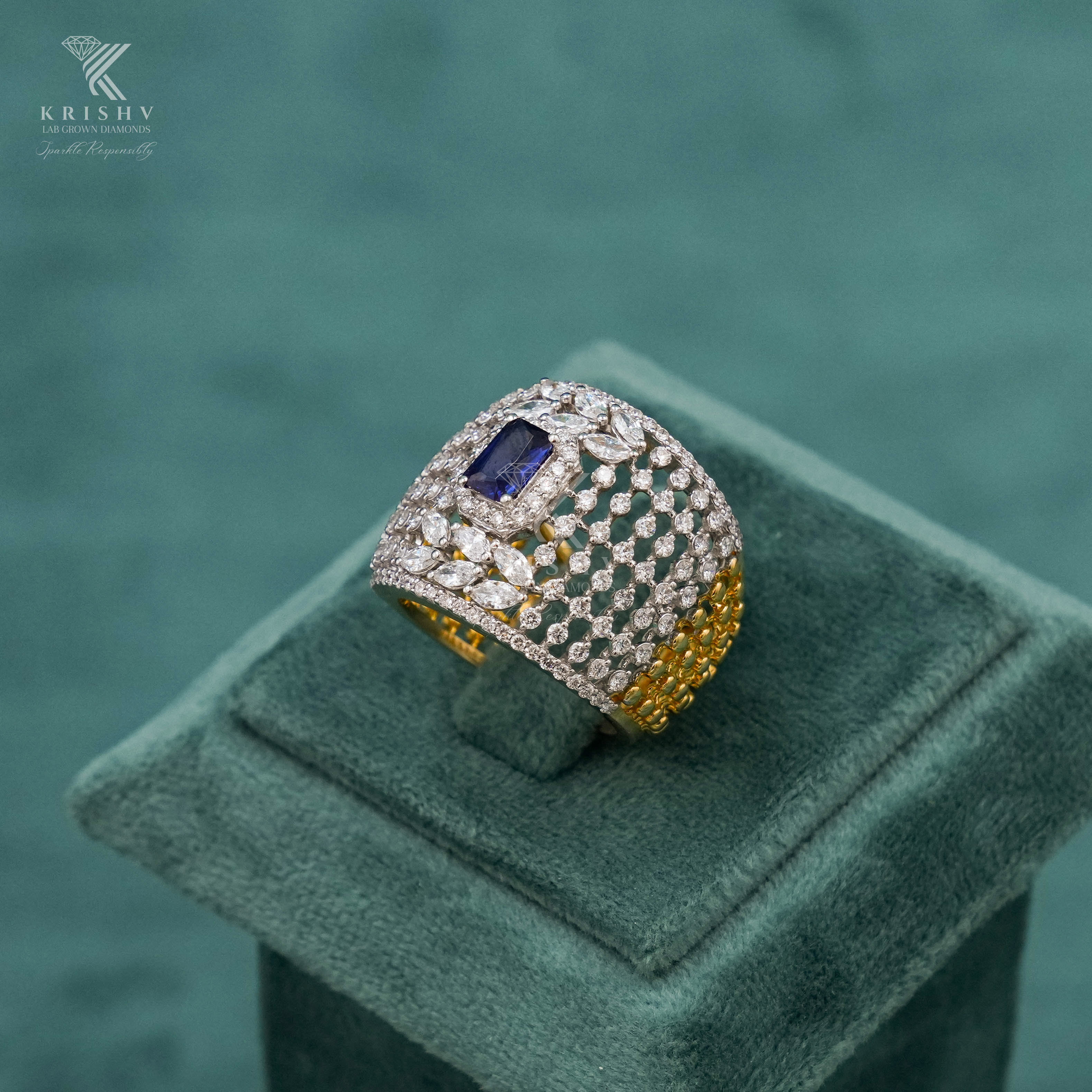 Krishv Lab Grown Diamonds - Diamond Ring